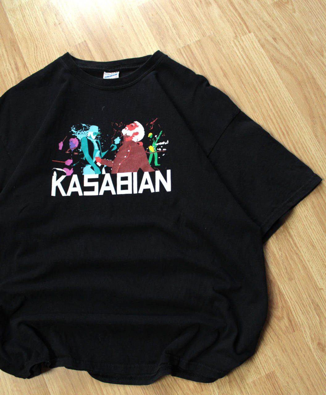 Band Tees 🔥 Vintage Kasabian Band Tour 2006 T Shirt Rock Graphic Size US XL / EU 56 / 4 - 2 Thumbnail