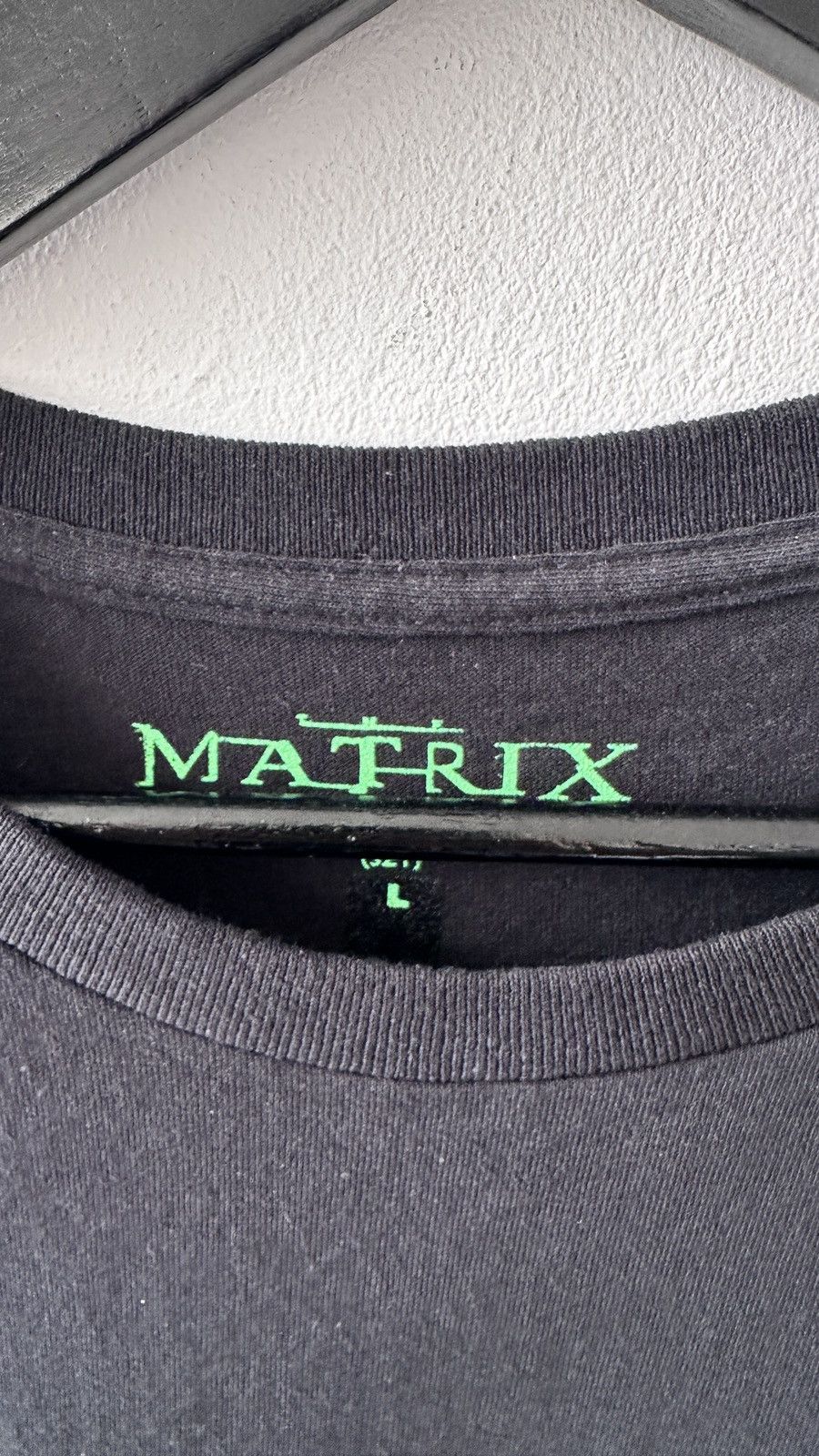 Other The Matrix Glitch Digital Rain Graphic Tee Shirt Y2K Movie Size US L / EU 52-54 / 3 - 4 Thumbnail