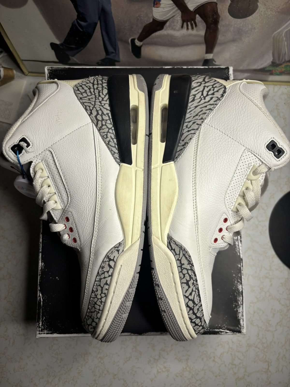 Jordan Brand Jordan 3 Retro white Cement reimagined Size US 11 / EU 44 - 4 Thumbnail
