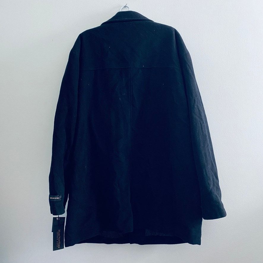 Andrew Marc Marc New York black wool peacoat NWT Size US XL / EU 56 / 4 - 3 Thumbnail