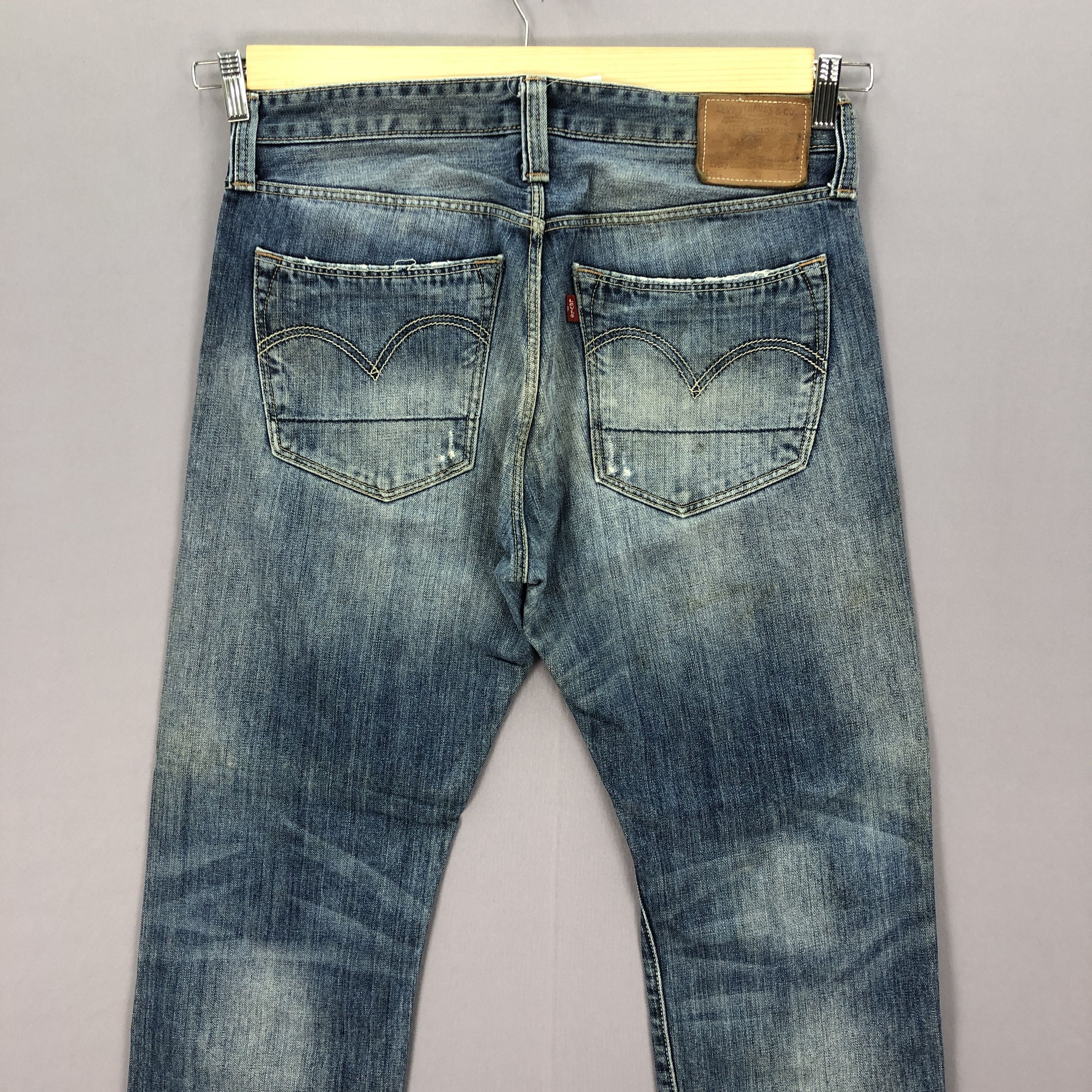 Jean Vintage Levis 550 Patchwork Distressed Jeans Levi's Denim Size US 34 / EU 50 - 6 Thumbnail