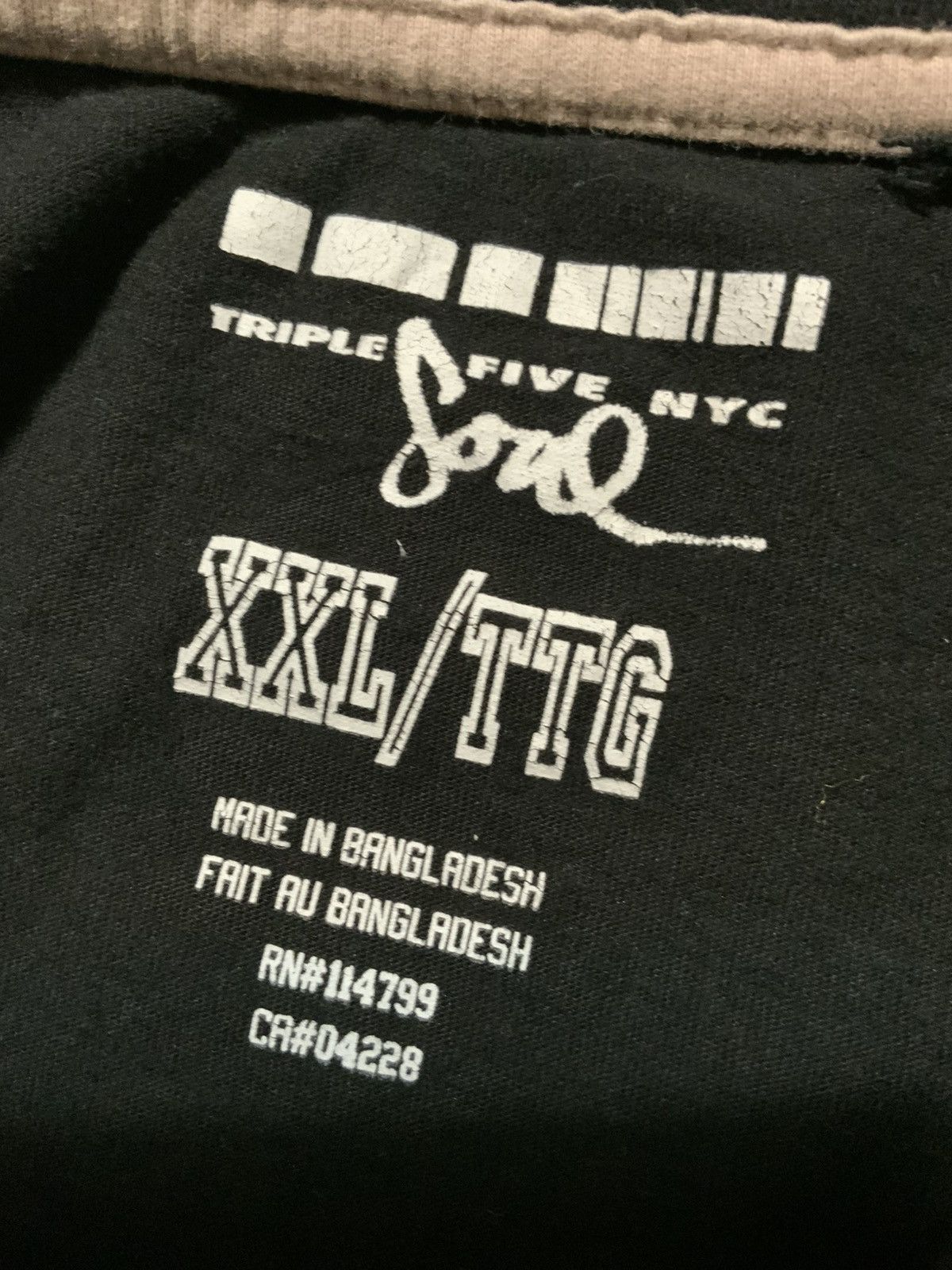 Triple 5 Soul Triple Five Soul New York City Spine Bones Skeleton T-Shirt Size US XXL / EU 58 / 5 - 5 Thumbnail