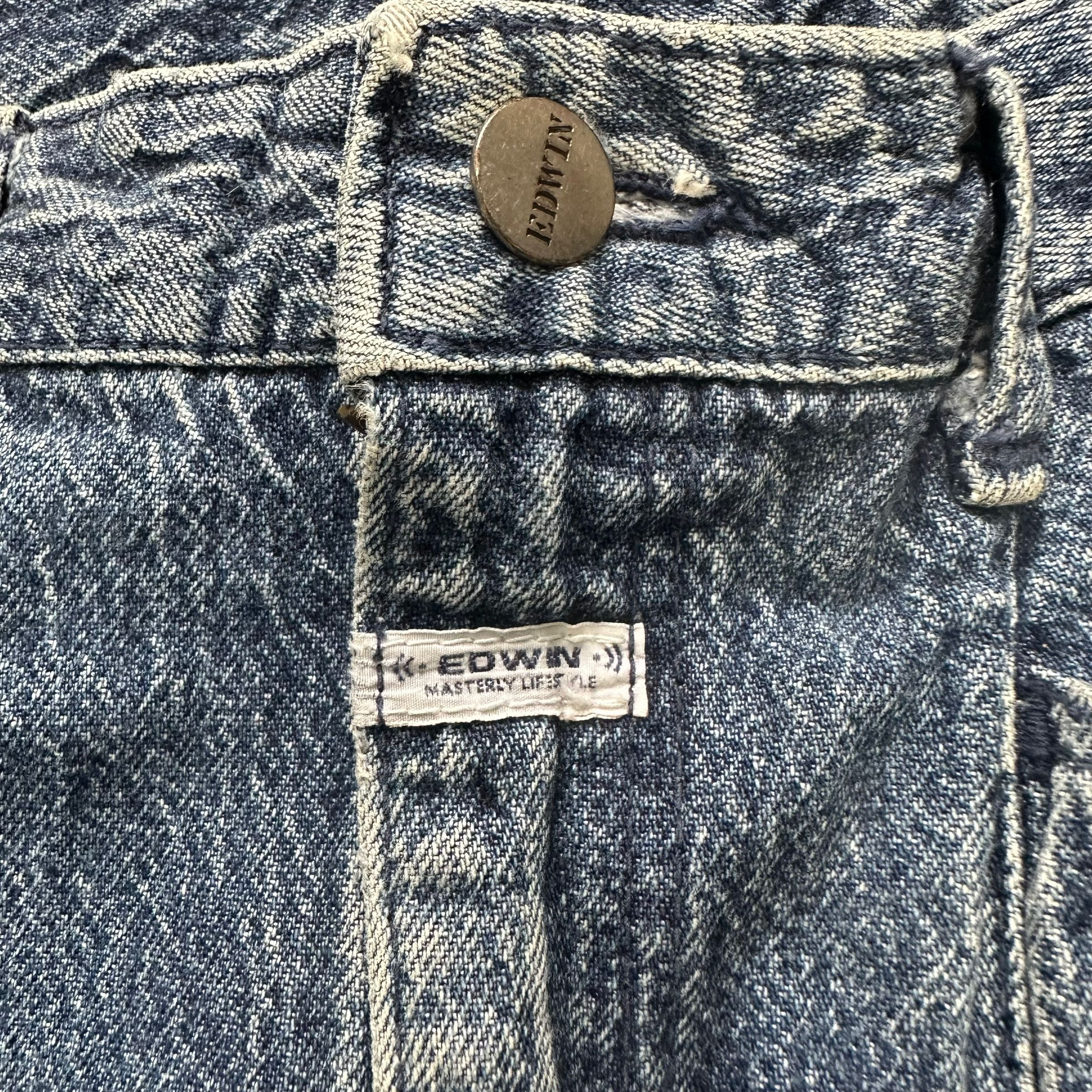 Edwin EDWIN NICE DESIGN WASHED DENIM PANTS #7800-177 Size US 28 / EU 44 - 5 Thumbnail