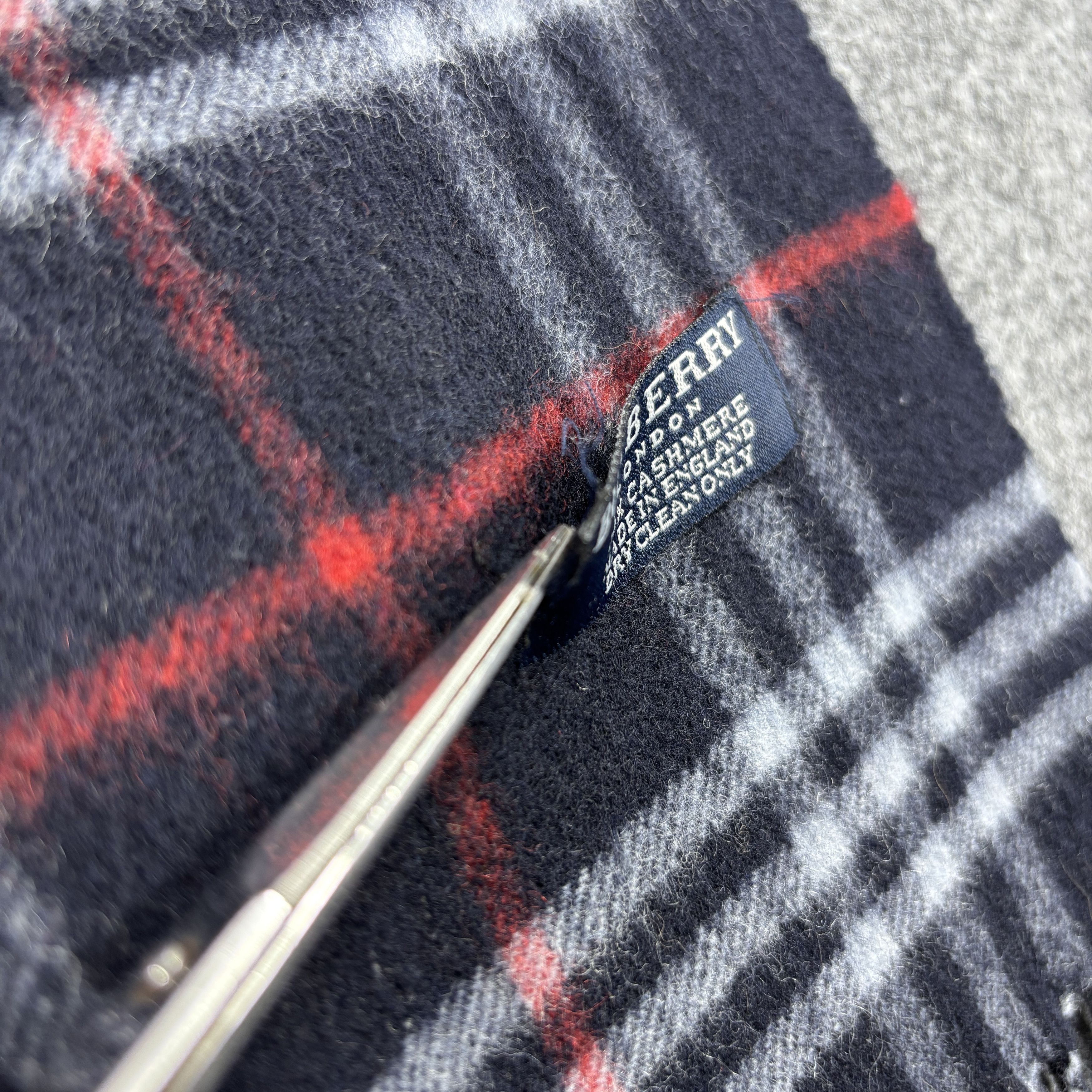 Burberry × Vintage Burberry Scarf # D710 # Muffler # Neckwear # Nova Check Size ONE SIZE - 3 Thumbnail