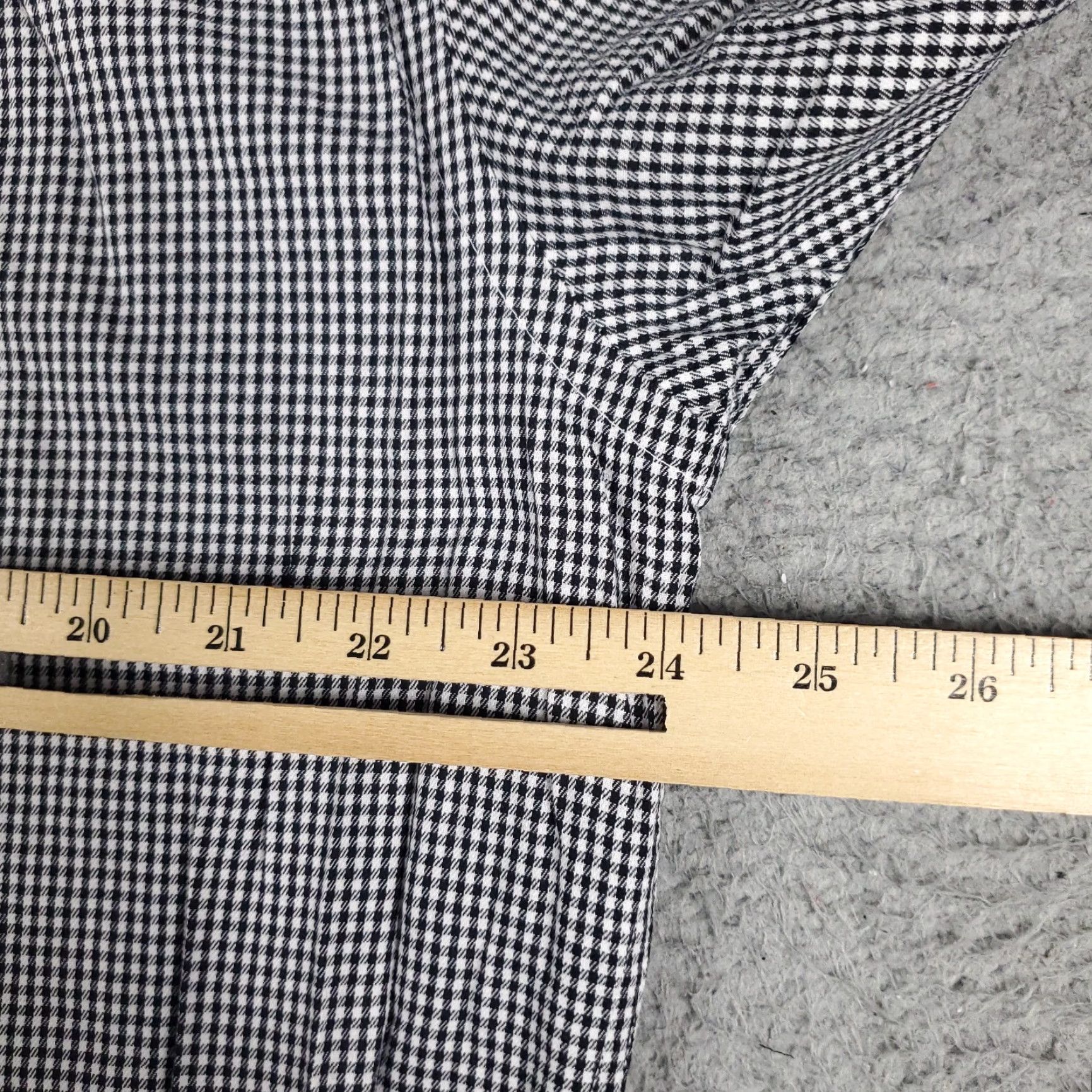Tommy Hilfiger Tommy Hilfiger Dress Shirt Mens 17 Blue Check Button-Up Long Sleeve Size 46R - 6 Thumbnail