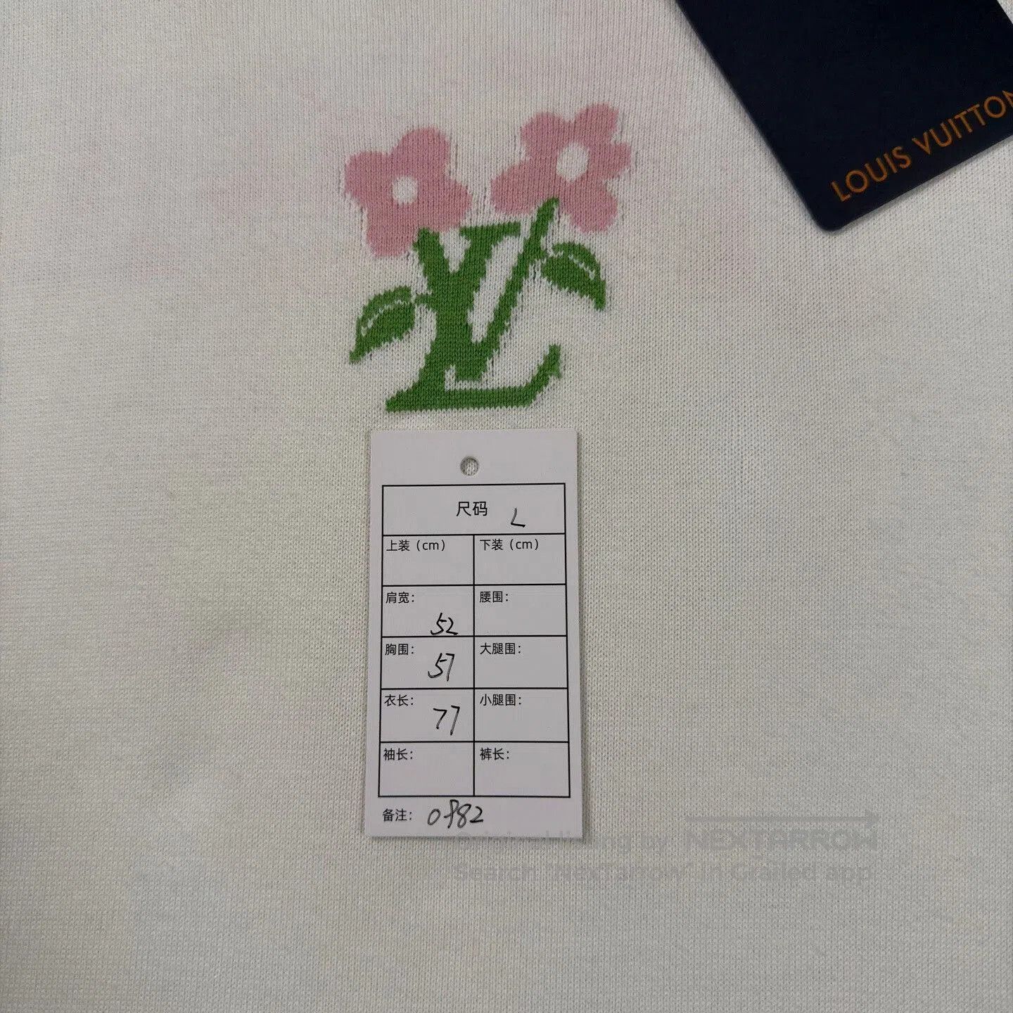 Louis Vuitton LV Tyler Collaboration Floral Knit Tee. Size L / US 10 / IT 46 - 5 Thumbnail