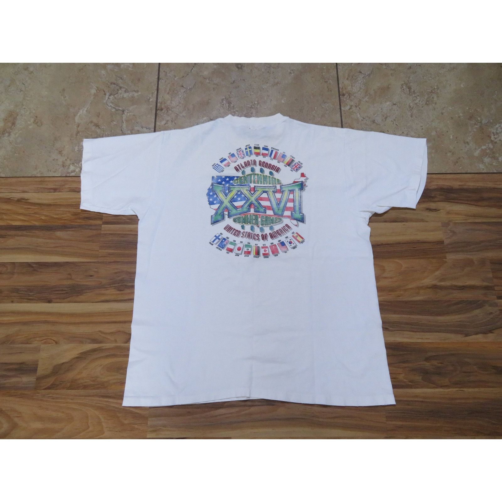 Other Atlanta Summer Games 1996 Olympics T-shirt Double sided XL Size US XL / EU 56 / 4 - 1 Thumbnail