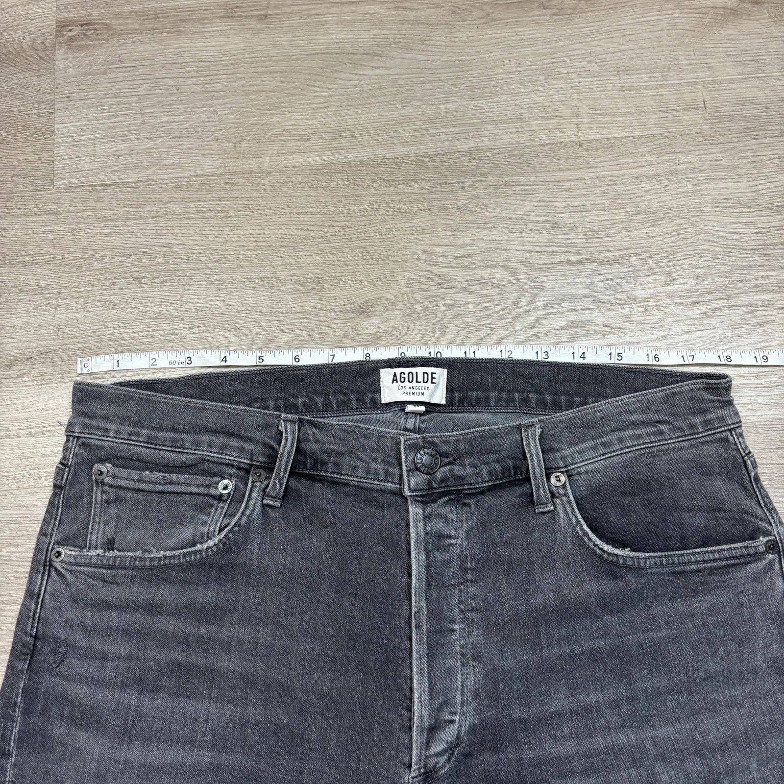 Agolde Agolde Super Skinny in Bowery Distressed Jeans Men's 36x30 Size US 36 / EU 52 - 5 Thumbnail