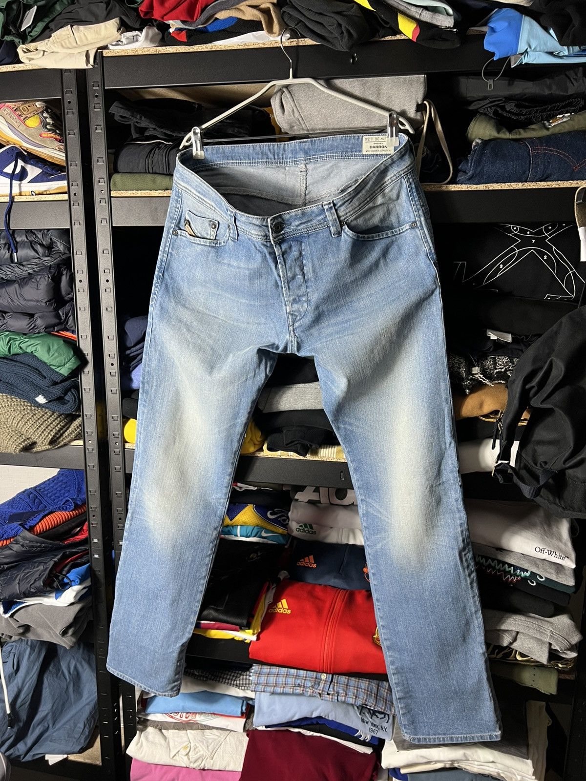 Diesel Diesel Light Wash Jeans Slim Fit Iconic Vintage Streetwear Size US 36 / EU 52 - 8 Thumbnail