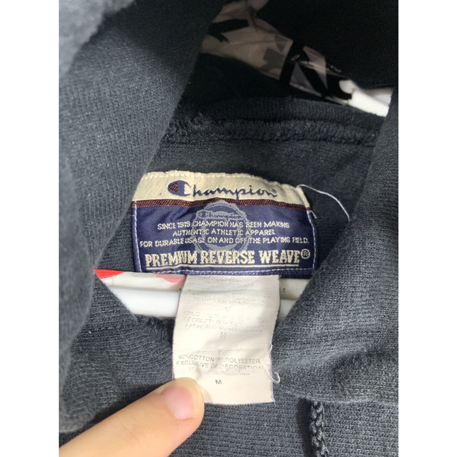 Champion Champions Hoodie Mens Medium Black Pullover Reversible Skiing Winchendon Size US M / EU 48-50 / 2 - 7 Thumbnail