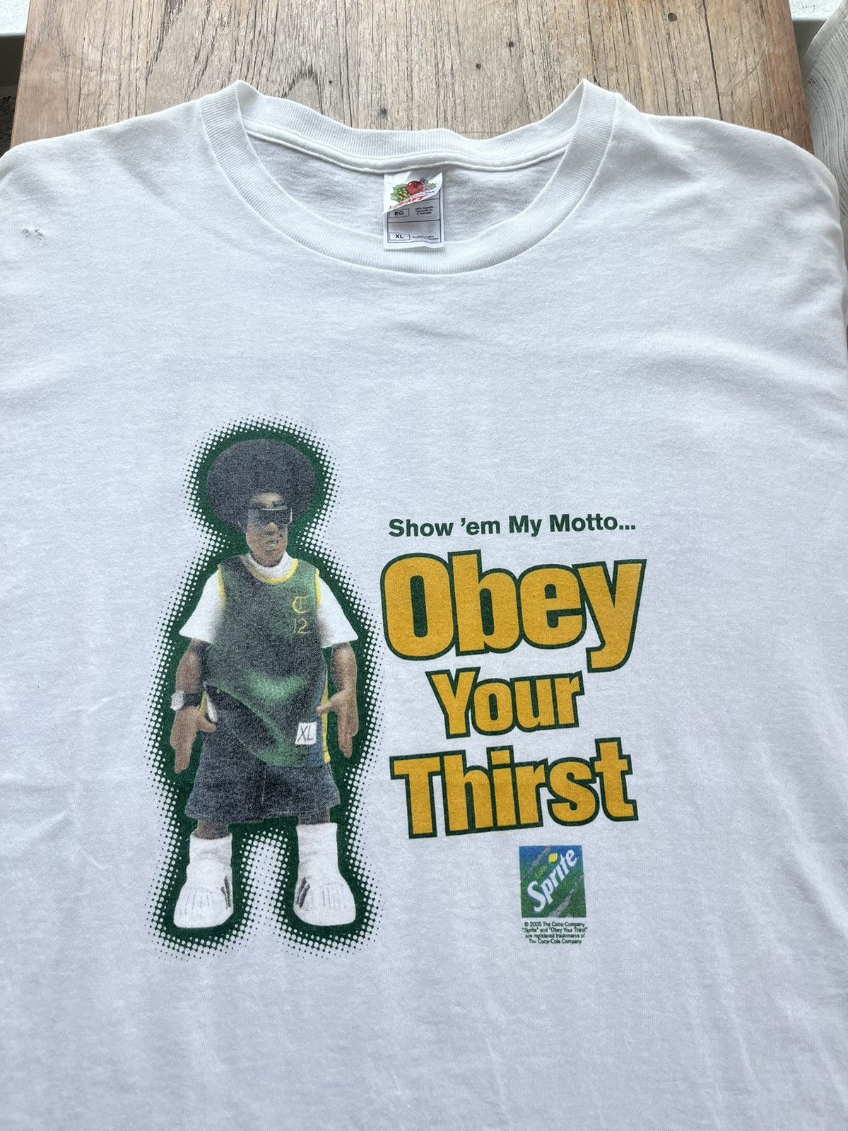 Vintage Vintage Seattle SuperSonics Obey Your Thirst 2005’s Tshirt Size US XL / EU 56 / 4 - 4 Thumbnail