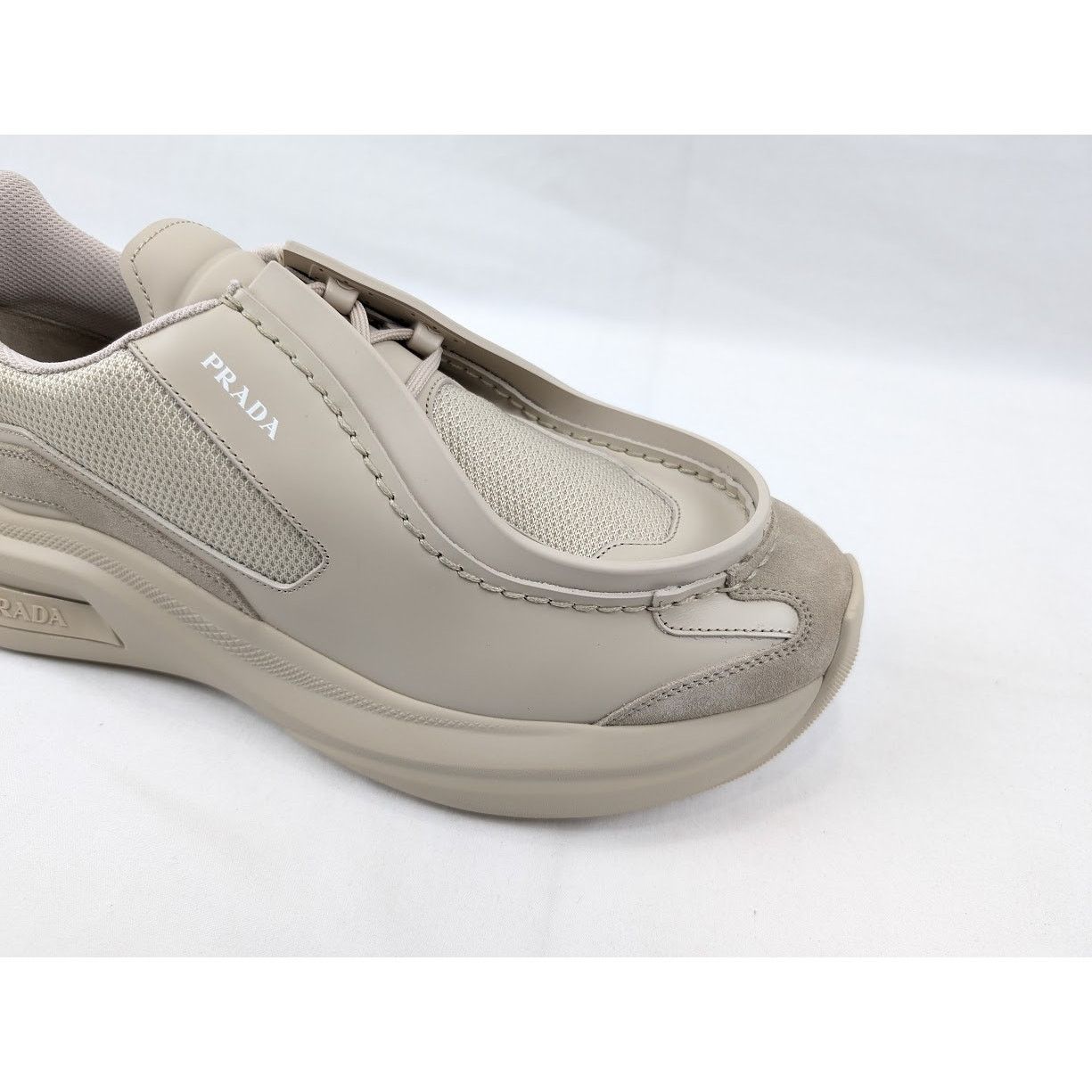 Prada o1rshd1 Spaz Rois Bike Sneakers in Deserto Size US 11 / EU 44 - 3 Thumbnail