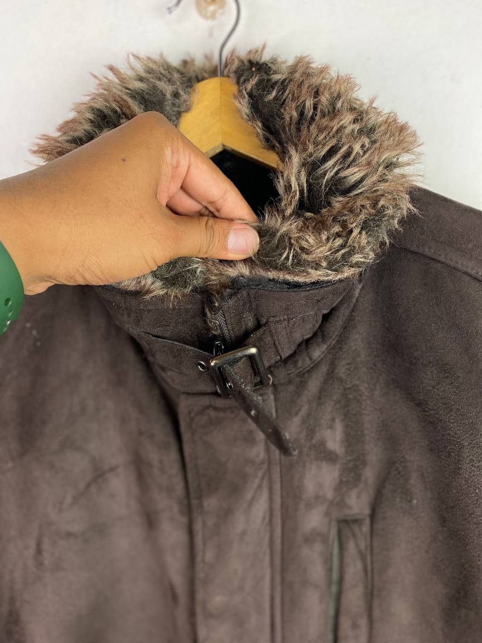 Japanese Brand thruxton japanese brands faux fur jacket very nice design Size US L / EU 52-54 / 3 - 5 Thumbnail