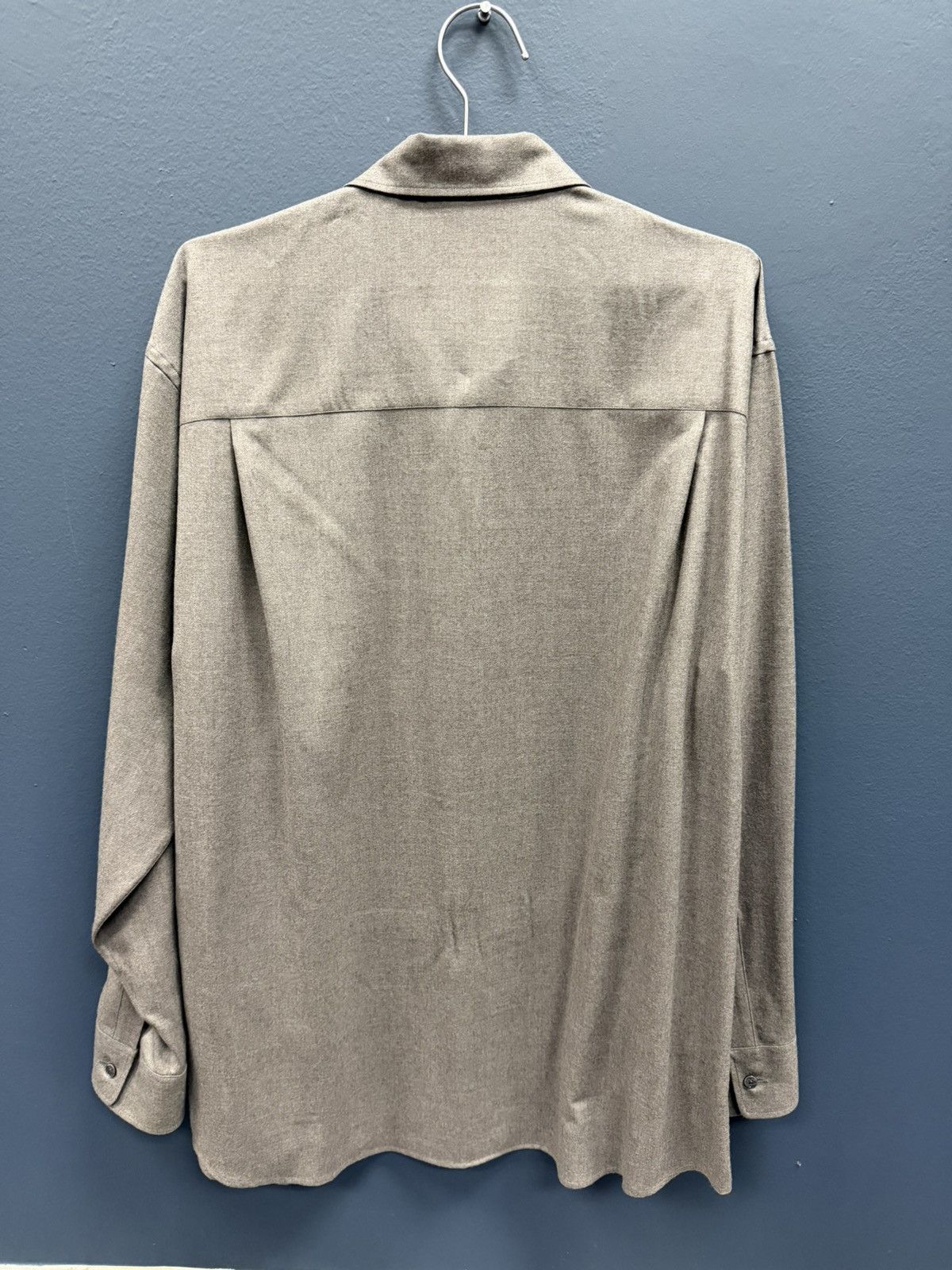 Auralee auralee super fine wool 100% shirts sz5 Size US XL / EU 56 / 4 - 7 Thumbnail