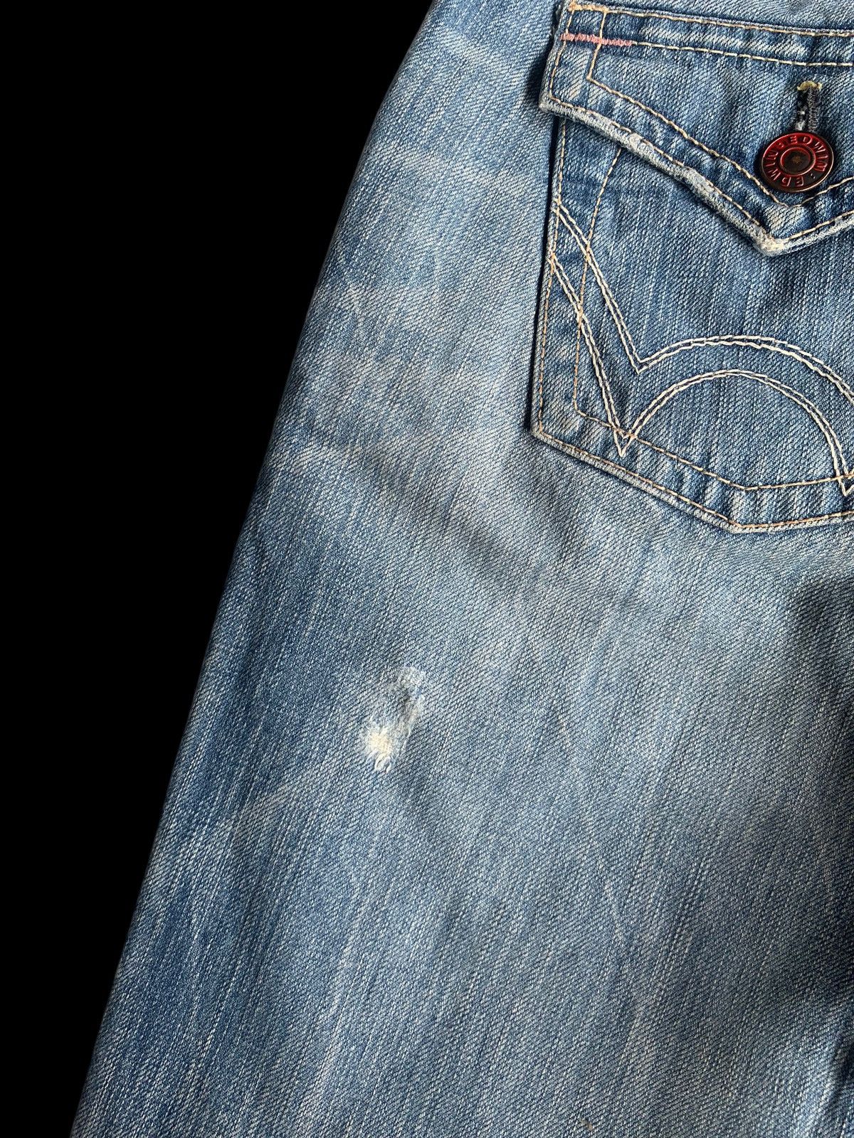 Edwin × If Six Was Nine × Kapital FLARE EDWIN 503 FADED PUNK STYLE DISTRESSED DENIM☠️🎌 Size US 30 / EU 46 - 16 Thumbnail