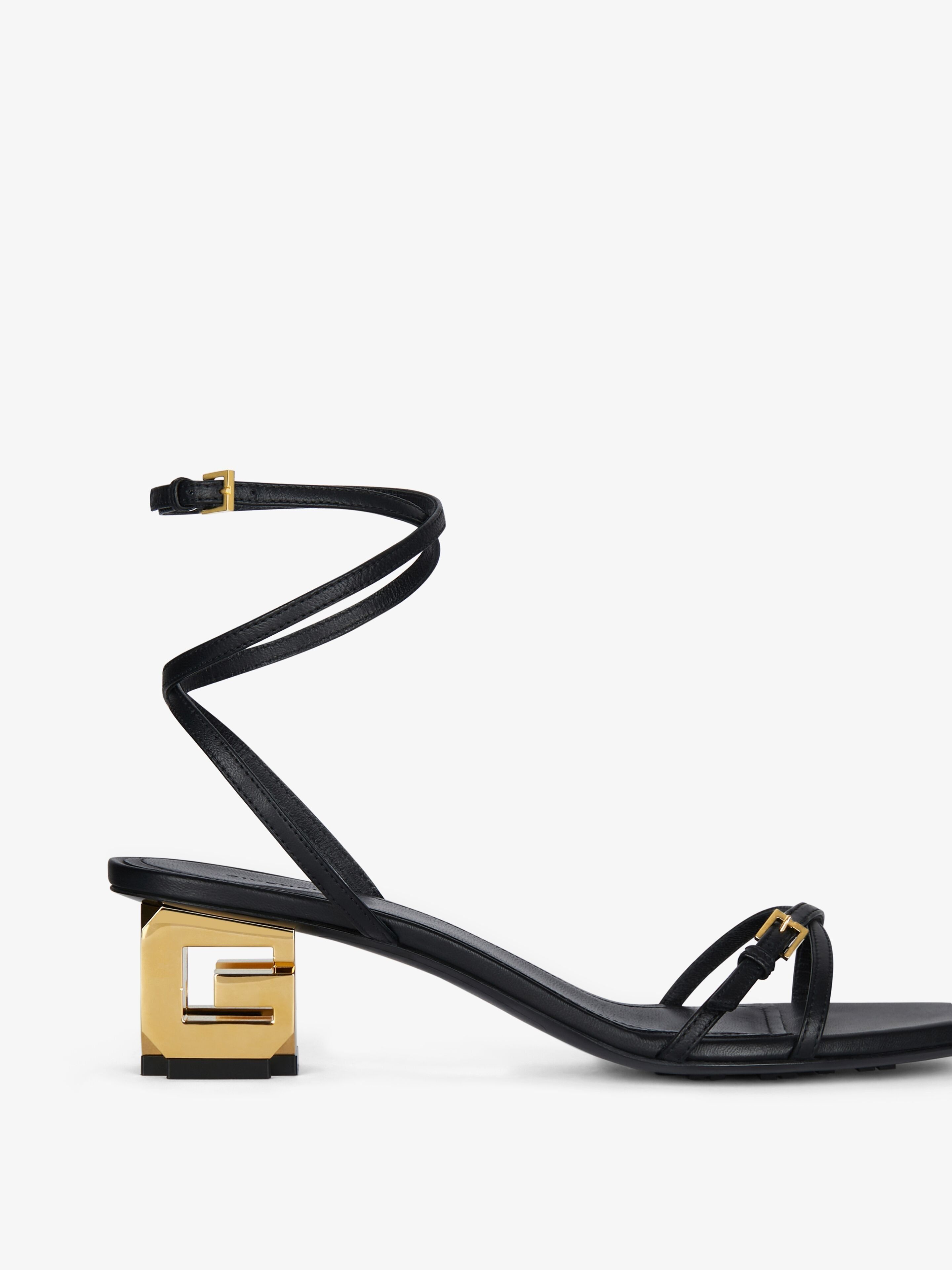 oc11z0725 G Cube Sandals in Black