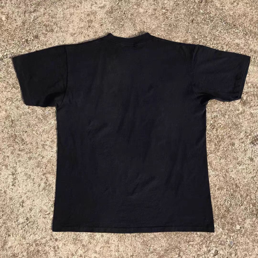 Japanese Brand × Vintage Black casual retro loose cat print t-shirt Size US M / EU 48-50 / 2 - 2 Thumbnail