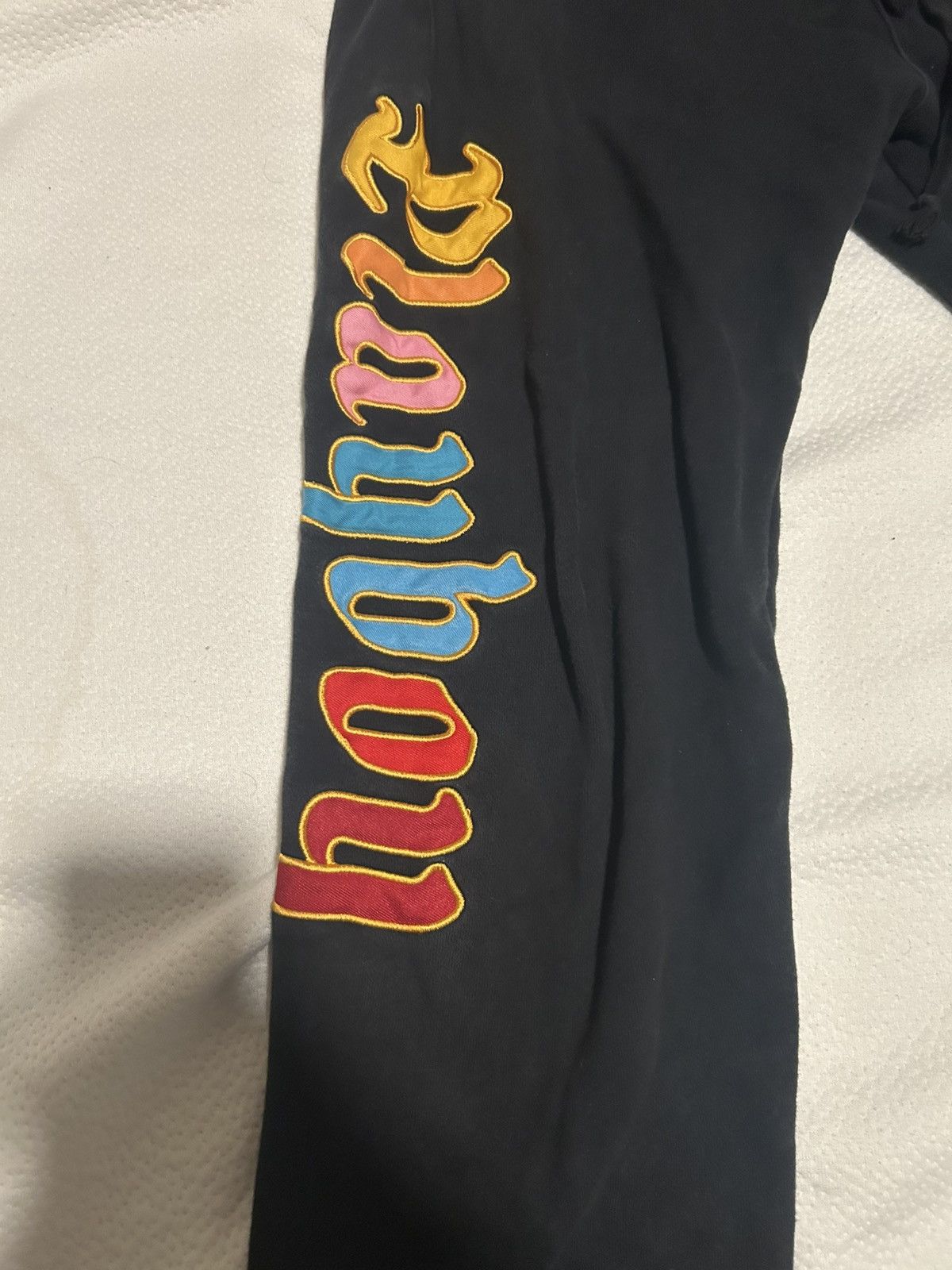 Playboy Playboy black joggers with embroidered logo on the leg Size US 30 / EU 46 - 2 Thumbnail