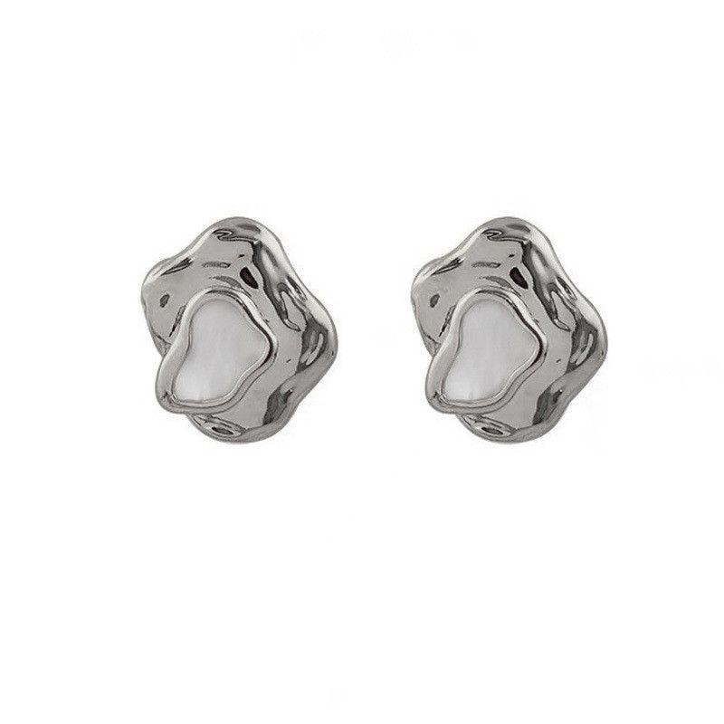 Jewelry Vibe Earrings One Pairs Chrome Jewelry Size ONE SIZE - 5 Thumbnail