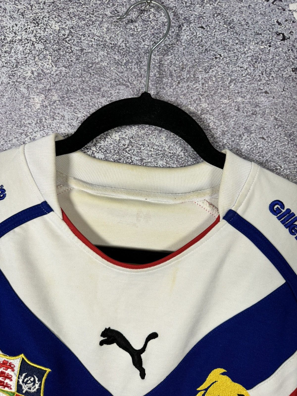 Puma × Vintage GREAT BRITAIN RUGBY LEAGUE BRITISH ISLES 2007 rugby JERSEY Size US S / EU 44-46 / 1 - 10 Thumbnail