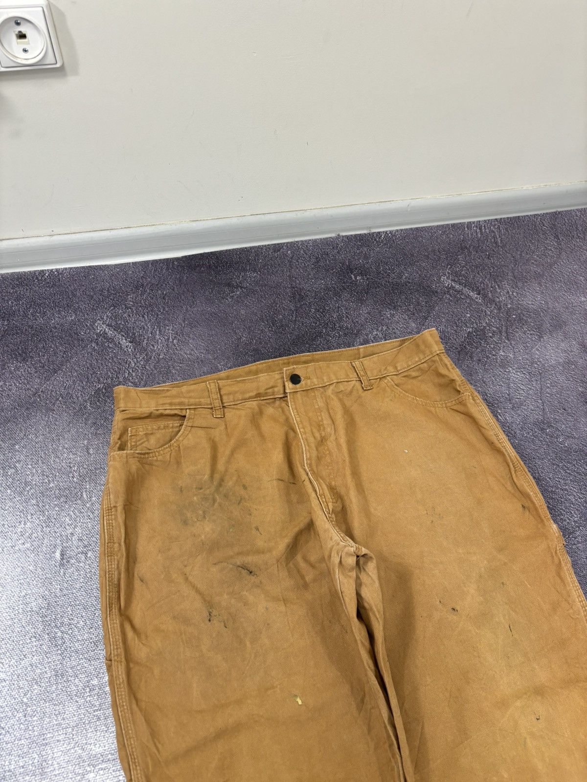 Dickies Vintage Dickies USA Orange Skate Hype Baggy Carpenter Pants Size US 38 / EU 54 - 11 Thumbnail