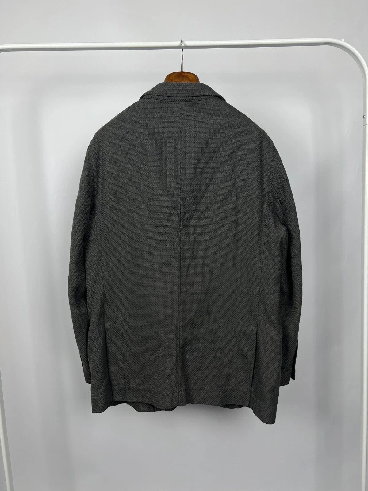 Brooks Brothers Brooks Brothers Milano Fit Half-Lined Knit Cotton Blazer Size 46R - 12 Thumbnail