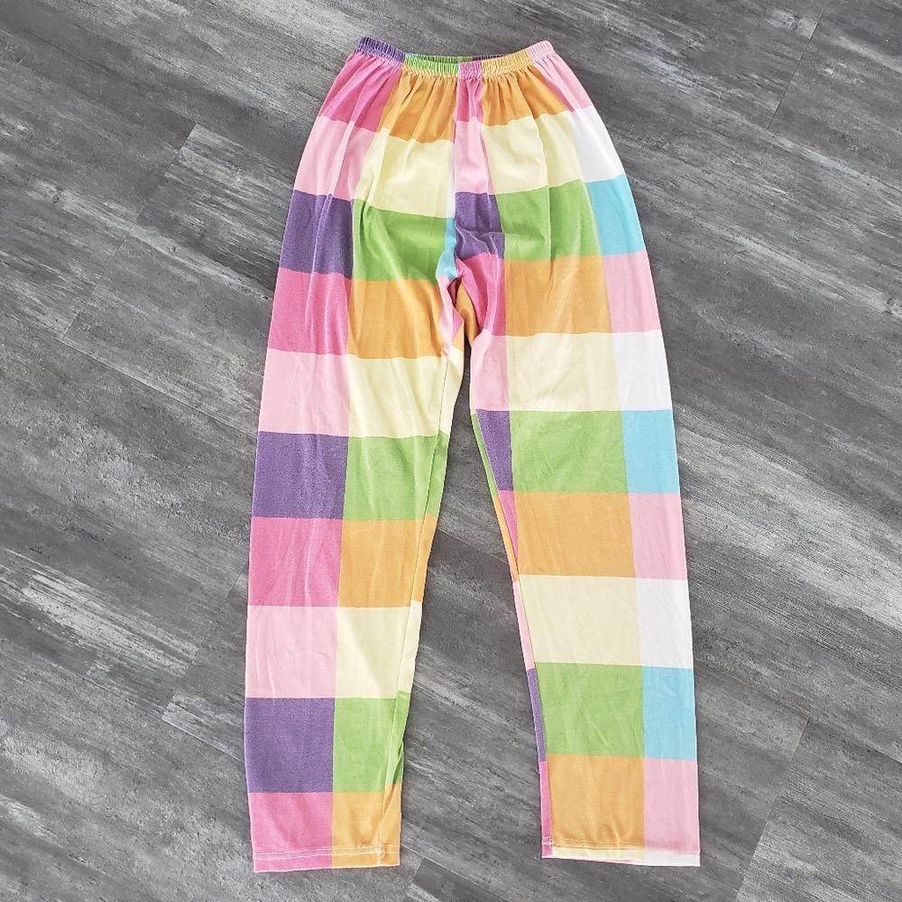 Shein Multicolored Colorblock SHEIN Lounge Bottoms Size 26" / US 2 / IT 38 - 1 Thumbnail