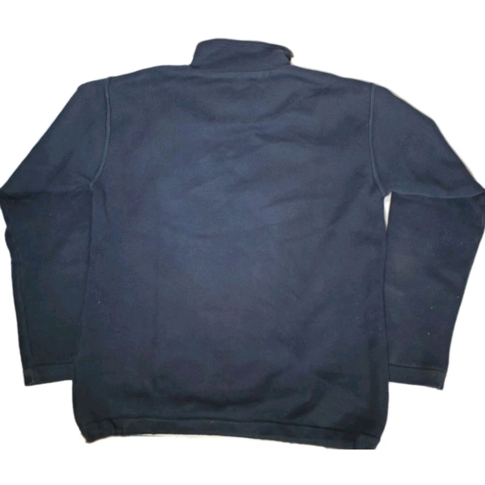 Vintage Holebrook Sweden Gregor 1/4 Zip Windproof Cotton Sweater Lined Navy Mens XL Size US XL / EU 56 / 4 - 2 Thumbnail