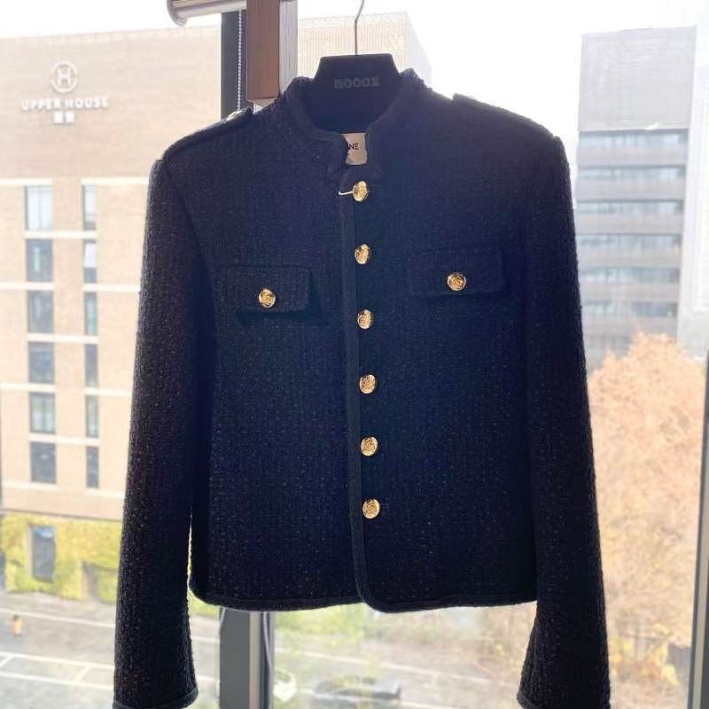 Celine CELINE Gold Button Wool Blend Jacket Size 36 Size XS / US 0-2 / IT 36-38 - 1 Thumbnail
