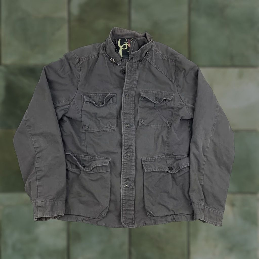 Guess GUESS Jacket Womens Small Brown Button Up Heavy Weight Pockets Zippers Collared Bomber Jacket Mens? Ladies? Size S / US 4 / IT 40 - 1 Thumbnail