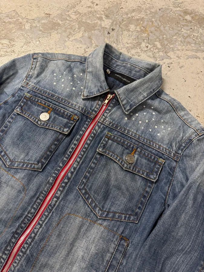 Dsquared2 AW2004 Dsquared2 Twin Moutain Range Denim Jacket Size US M / EU 48-50 / 2 - 6 Thumbnail