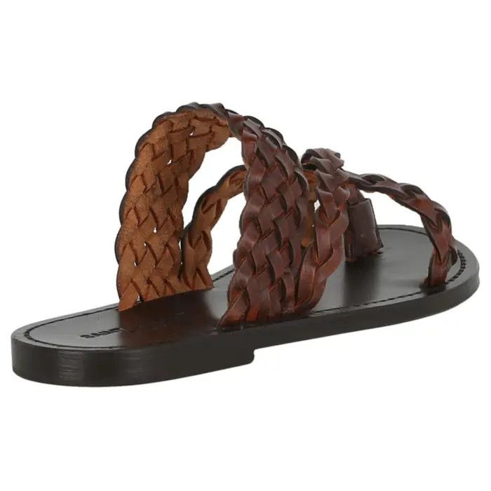 Saint Laurent Paris o1bcso1str1124 Neil Slides in Brown Size US 11 / EU 44 - 2 Thumbnail