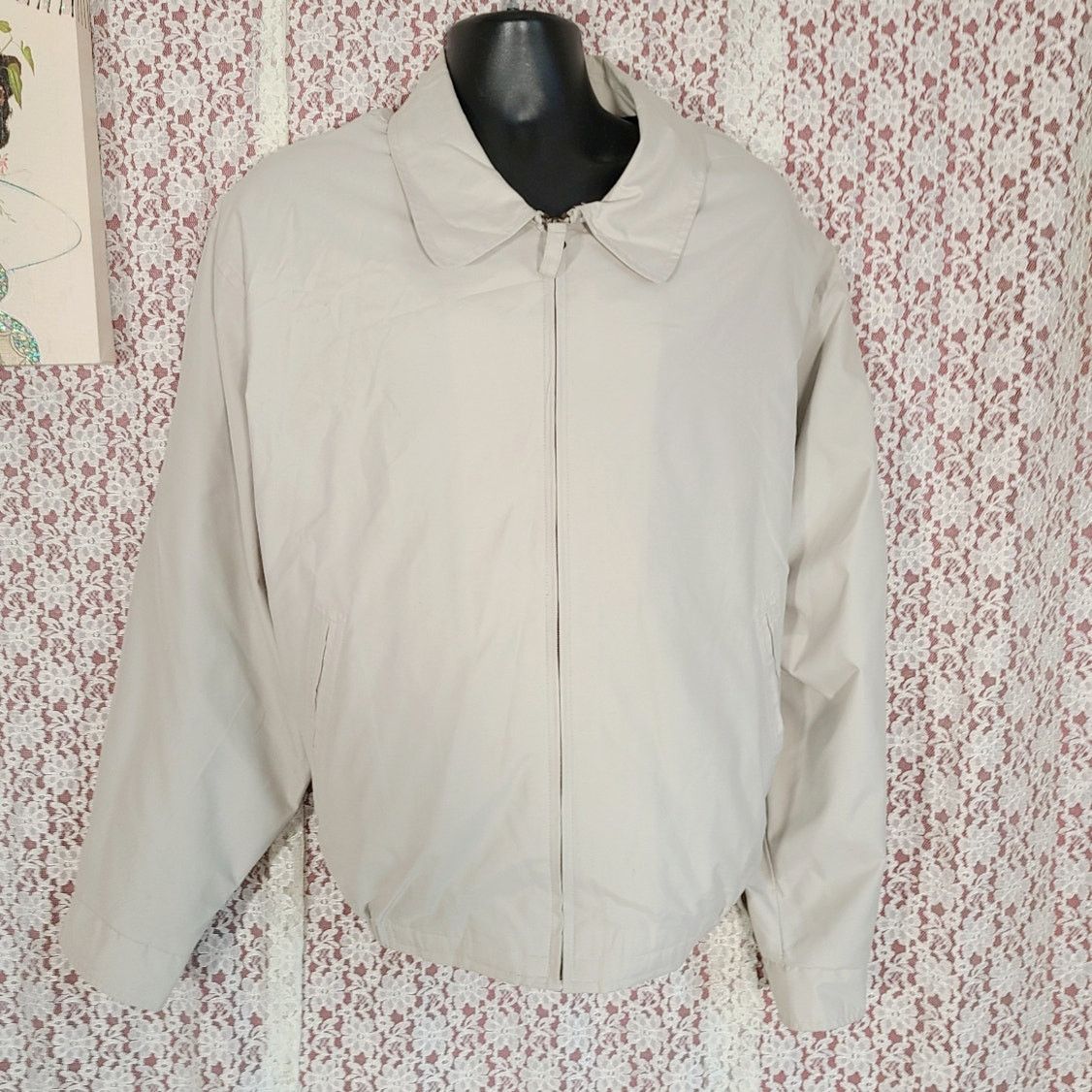 William Barry vintage 90s William Barry cream windbreaker large mens Size US L / EU 52-54 / 3 - 1 Thumbnail