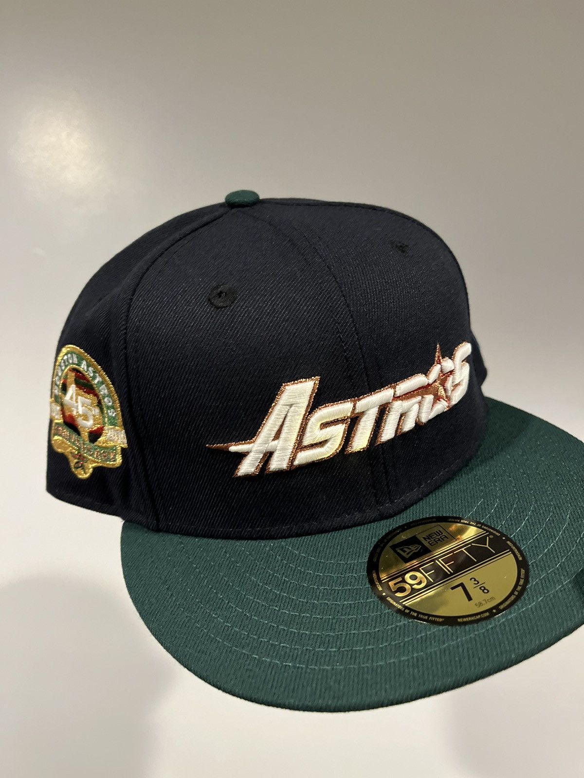 image of Hat Club x Mlb Hatclub Noho Exclusive Rushmore Houston Astros Rugby 2.0 3/8 in Navy, Men's