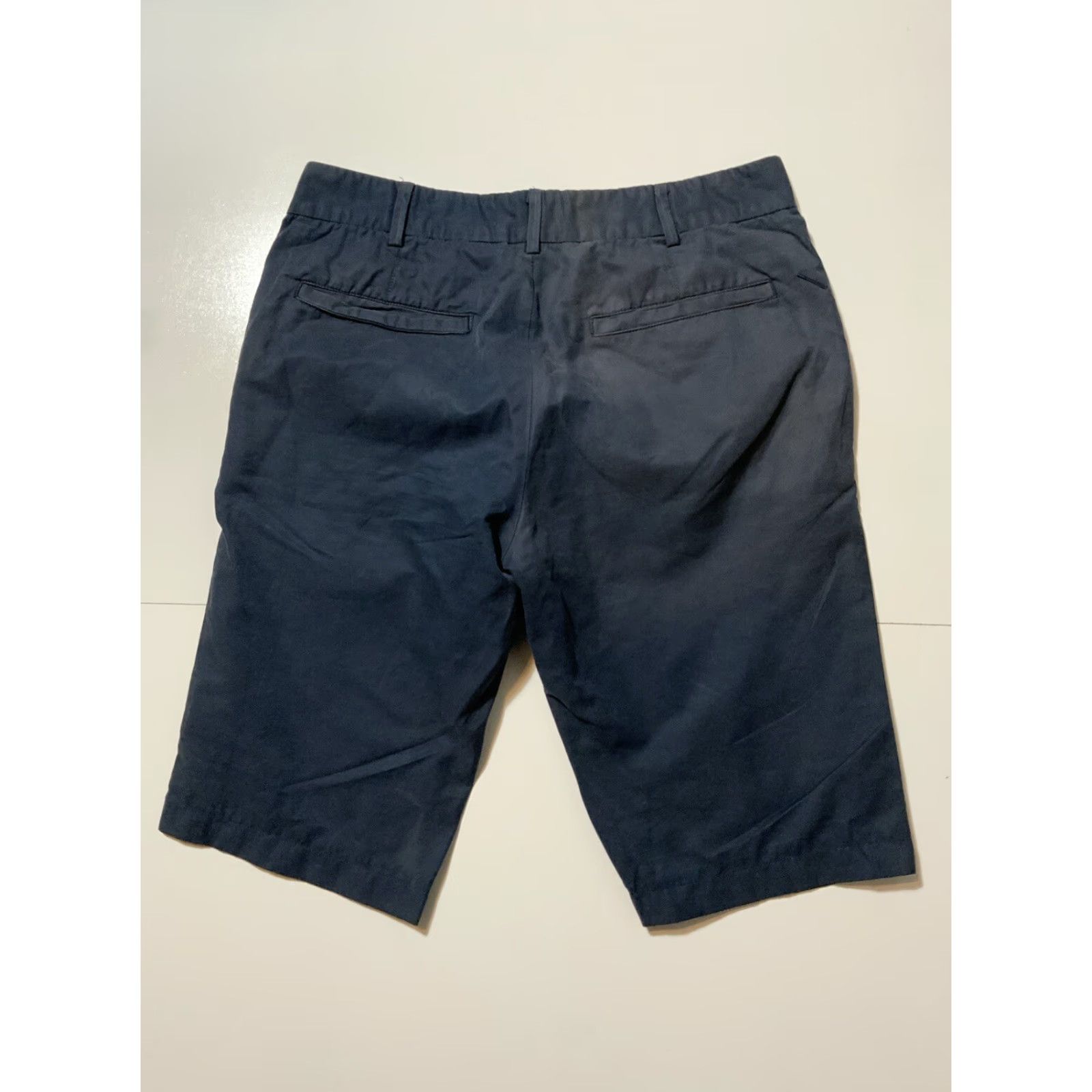 Saturdays NYC Saturdays Surf NYC Chino Shorts Navy Blue Flat Front Cotton Blend 32 Men Accessories? Wait. Size US 32 / EU 48 - 3 Thumbnail