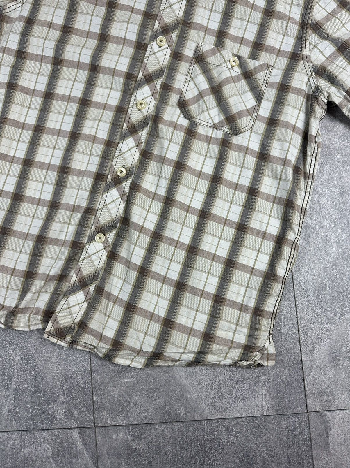 Nigel Cabourn Nigel Cabourn Utlity Shirts Checked Button Up Size US M / EU 48-50 / 2 - 5 Thumbnail