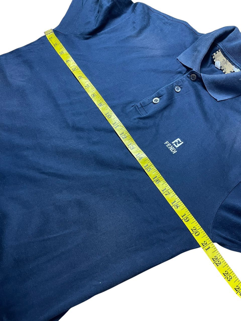 Fendi Fendi Navy Blue Polo Shirt Size US M / EU 48-50 / 2 - 7 Thumbnail