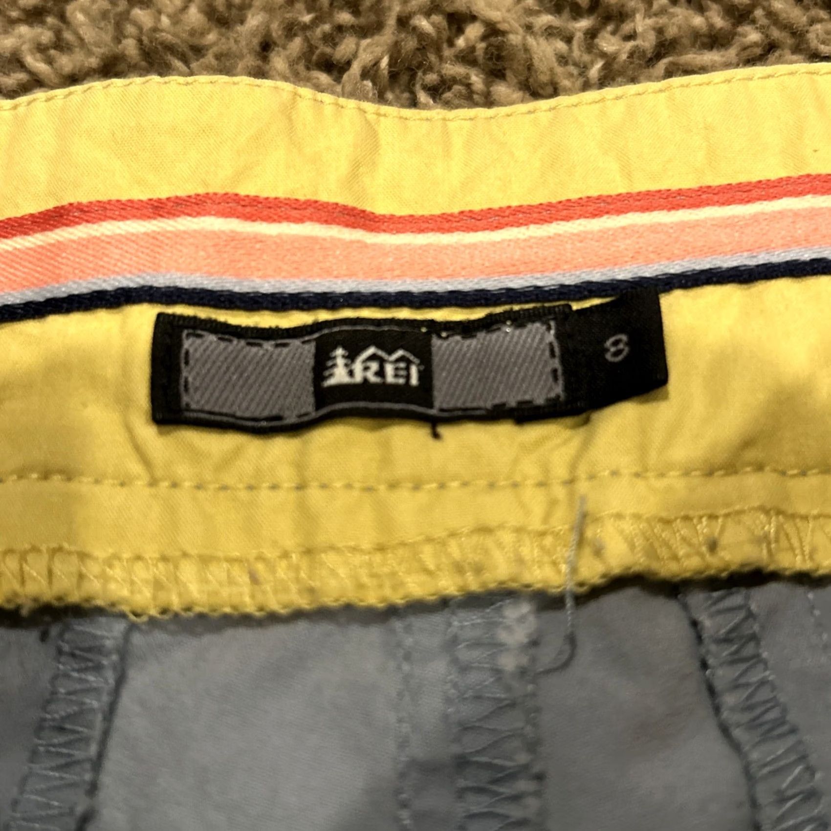 Vintage REI Women’s Size 8 Light Blue Shorts A3 Chino Outdoor Casual Nylon 29 in Waist 4 in Inseam Regular Womens Size 30" / US 8 / IT 44 - 2 Thumbnail