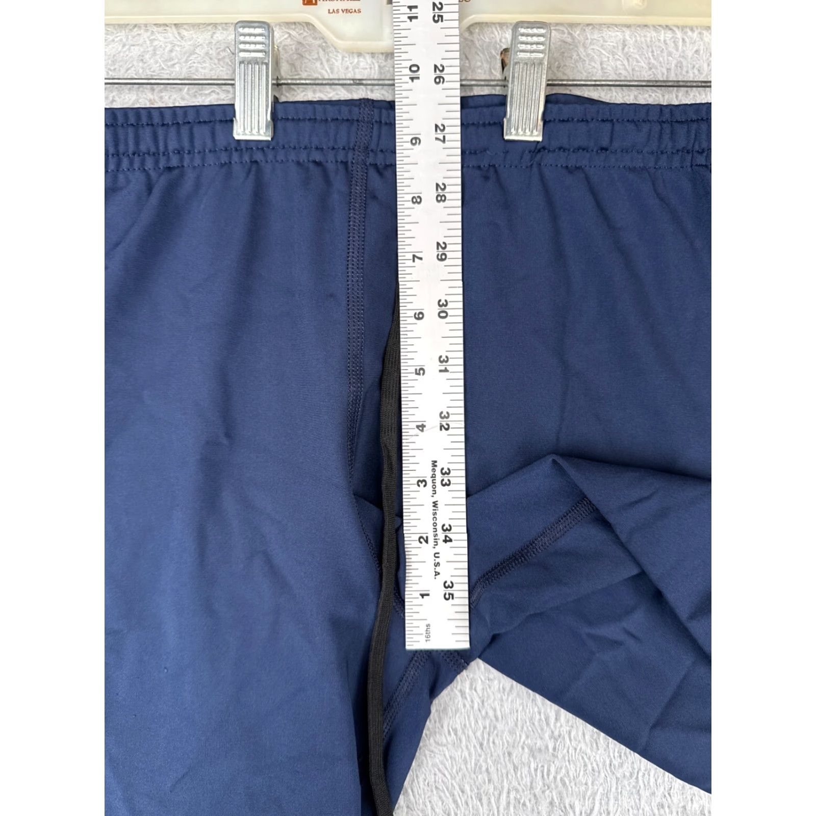 Vintage Spettso Spandex Blend Swim Jammer Bottom Adult Large Blue Compression Performance Men’s Regular Size L Size US 33 - 7 Thumbnail