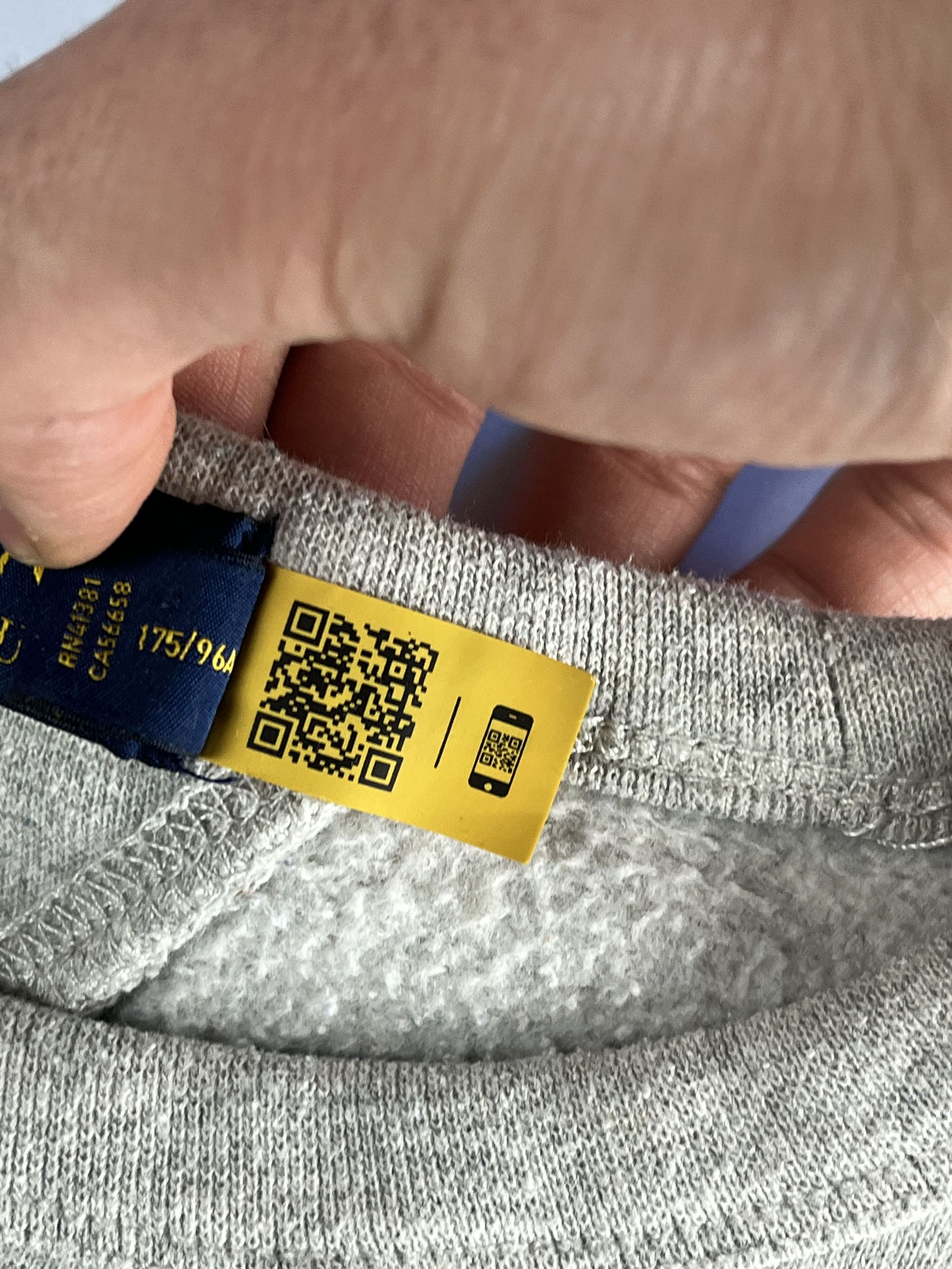 Polo Ralph Lauren × Ralph Lauren Polo Ralph Lauren Basic Grey Sweatshirt Size US M / EU 48-50 / 2 - 5 Thumbnail