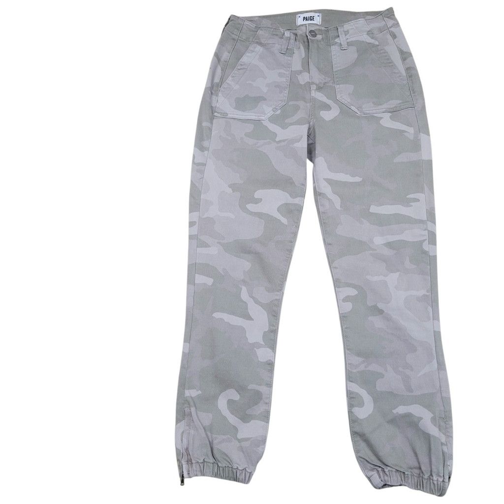 Paige PAIGE MAYSLIE JOGGER Jeans Pants Womens Size 26 White Gray C Size 26" / US 2 / IT 38 - 4 Thumbnail