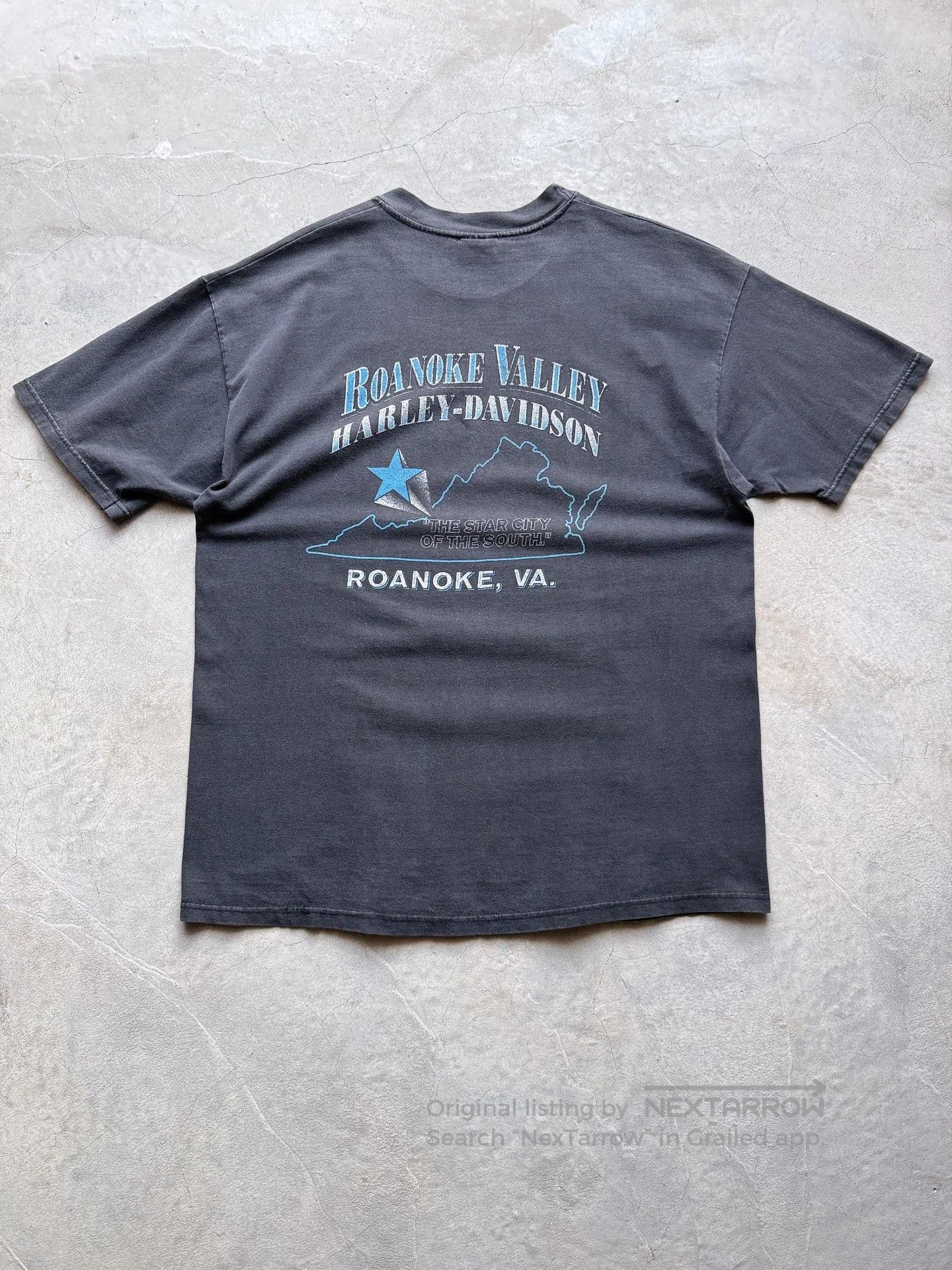 Vintage Vintage 1998 Harley Davidson Chopper Tee. Size US XL / EU 56 / 4 - 5 Thumbnail