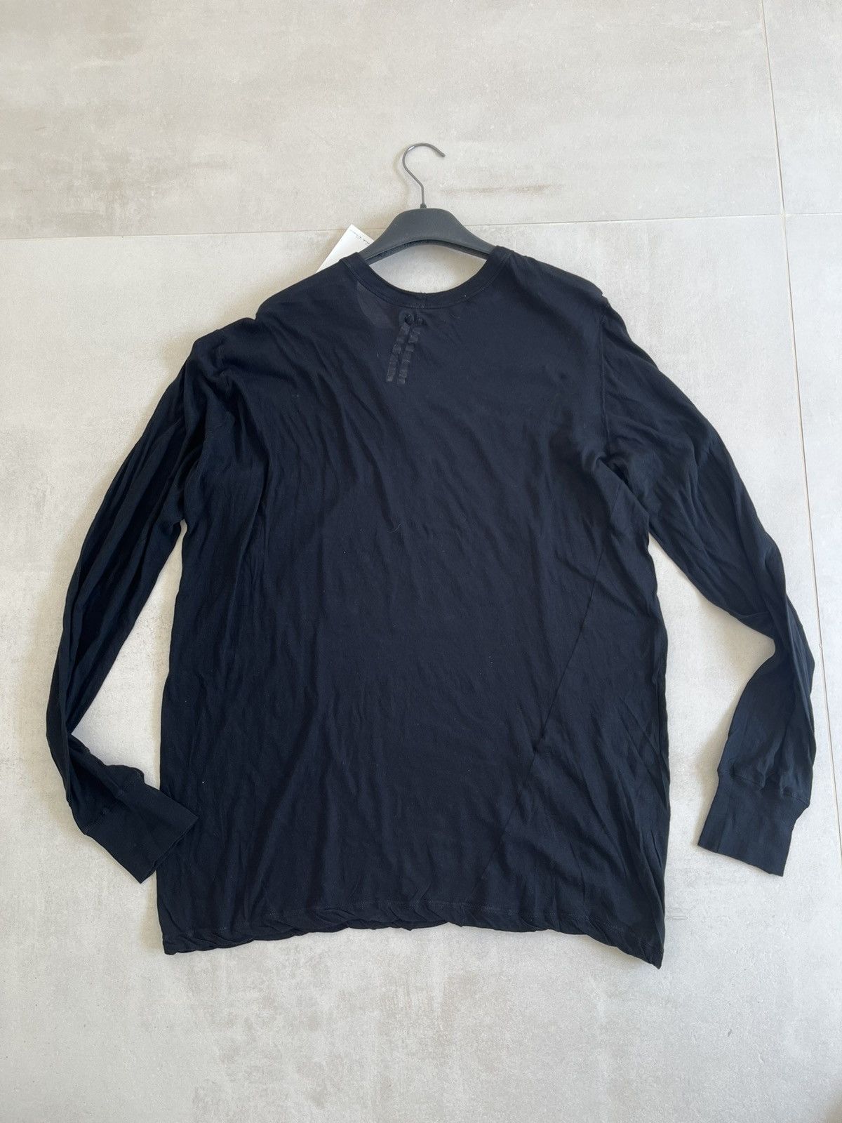 Rick Owens Rick Owens Hollywood Long T-Shirt–Black–Size L – New w/ Tags Size US L / EU 52-54 / 3 - 2 Thumbnail