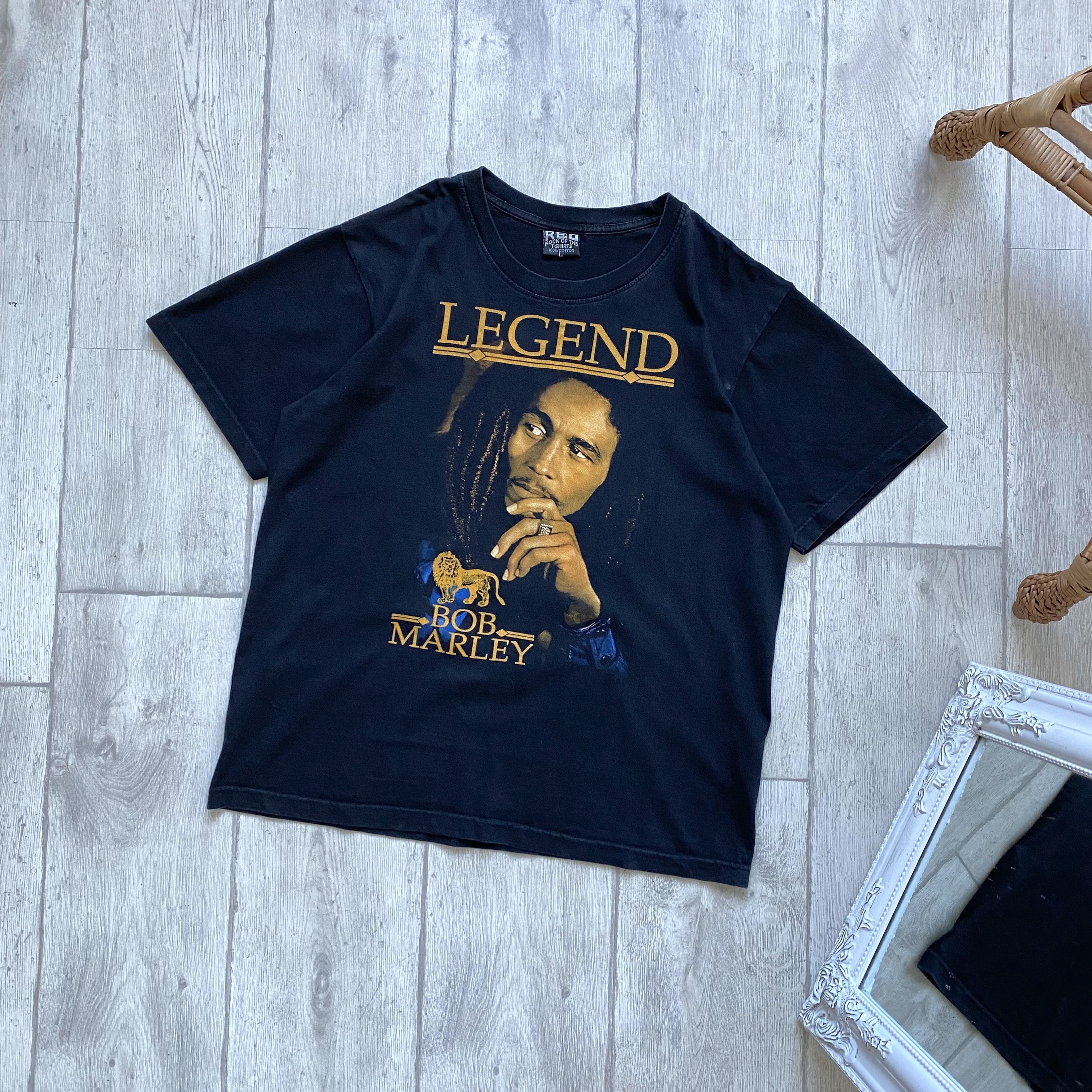 Bob Marley Vintage 90’s Bob Marley heavy tee Legend Rap Band Tee Size US M / EU 48-50 / 2 - 1 Thumbnail