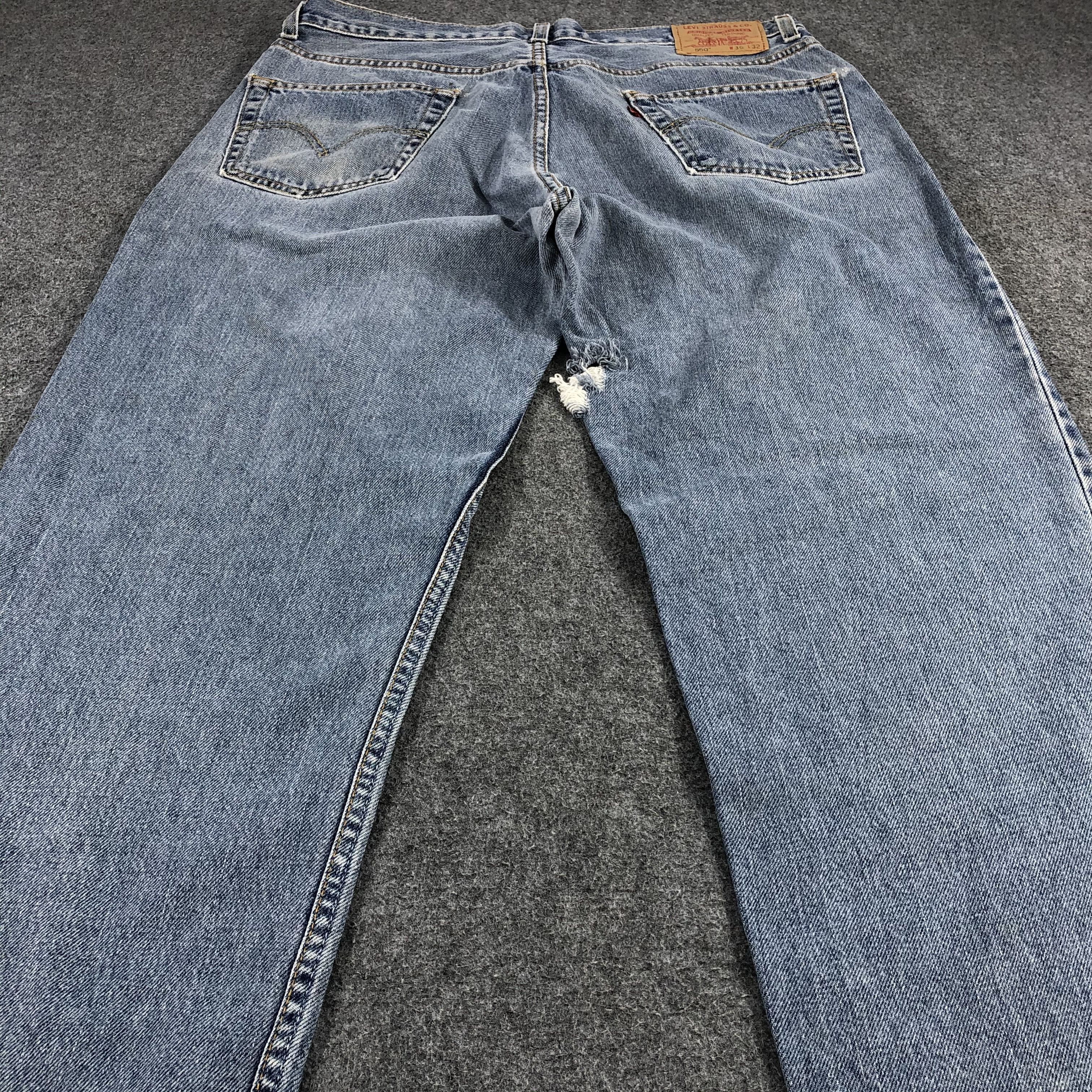 Levi's × Vintage Vintage Blue Wash Levis 550 Jeans-JM1480 Size US 37 - 4 Thumbnail