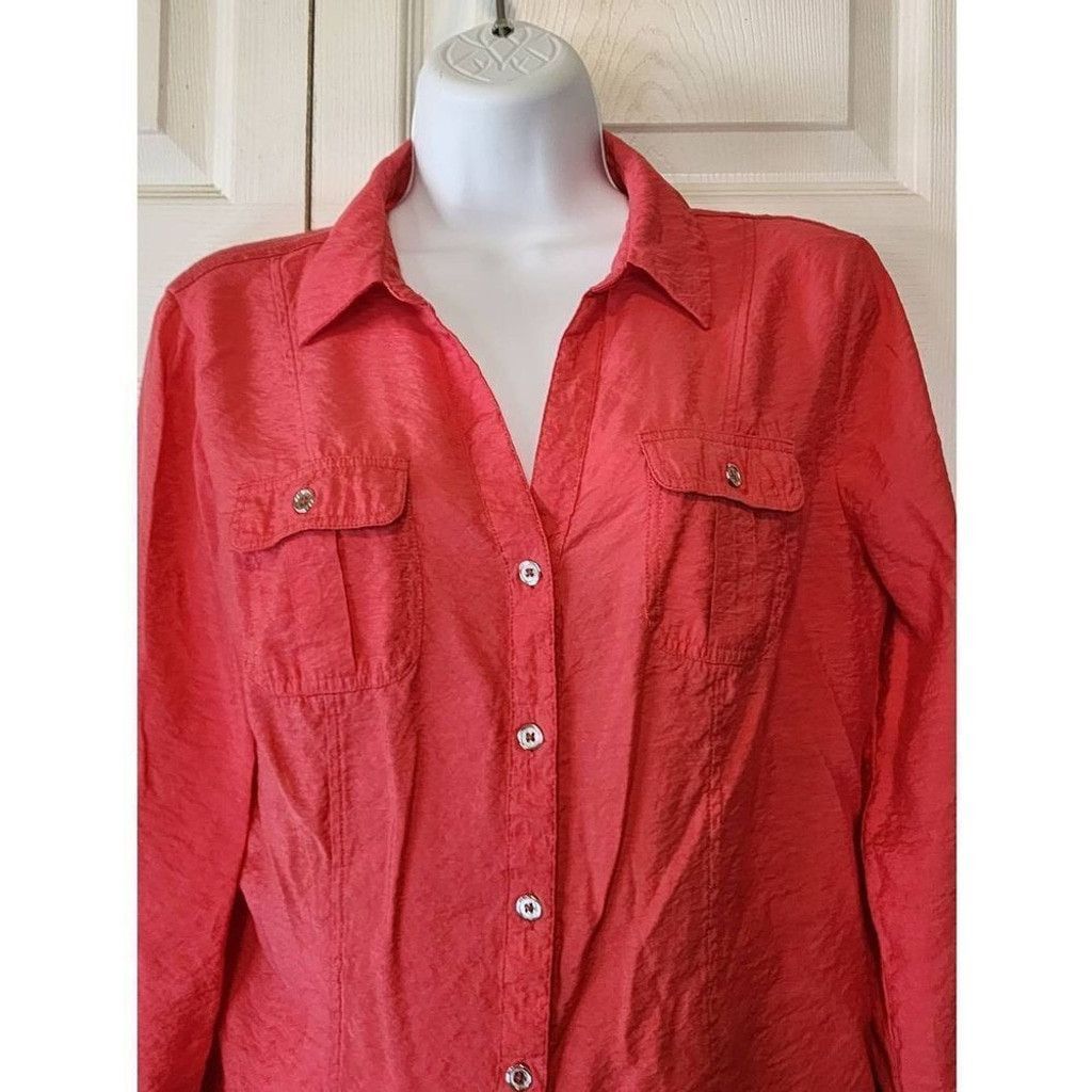 Other Roz & Ali Samon Blouse Size L / US 10 / IT 46 - 1 Thumbnail