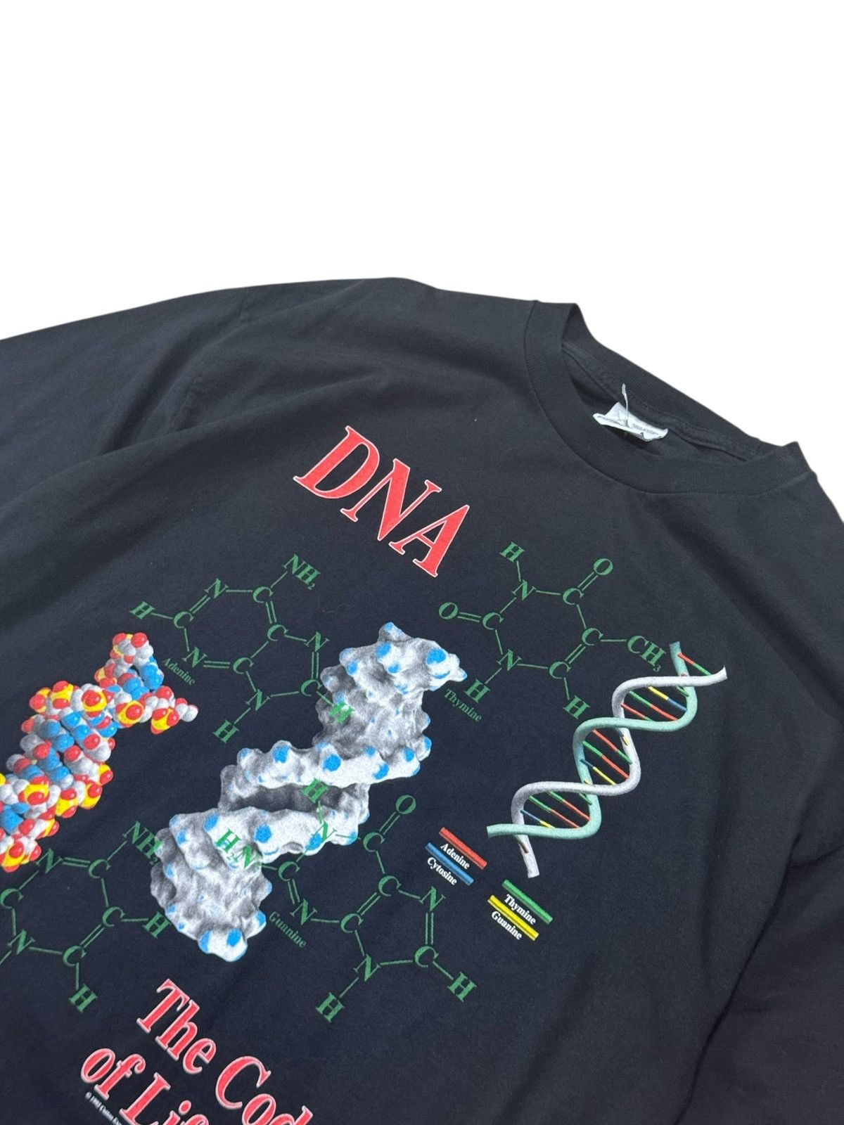 Vintage Vintage Original Cotton Expression DNA Code of Life Size US XL / EU 56 / 4 - 1 Thumbnail