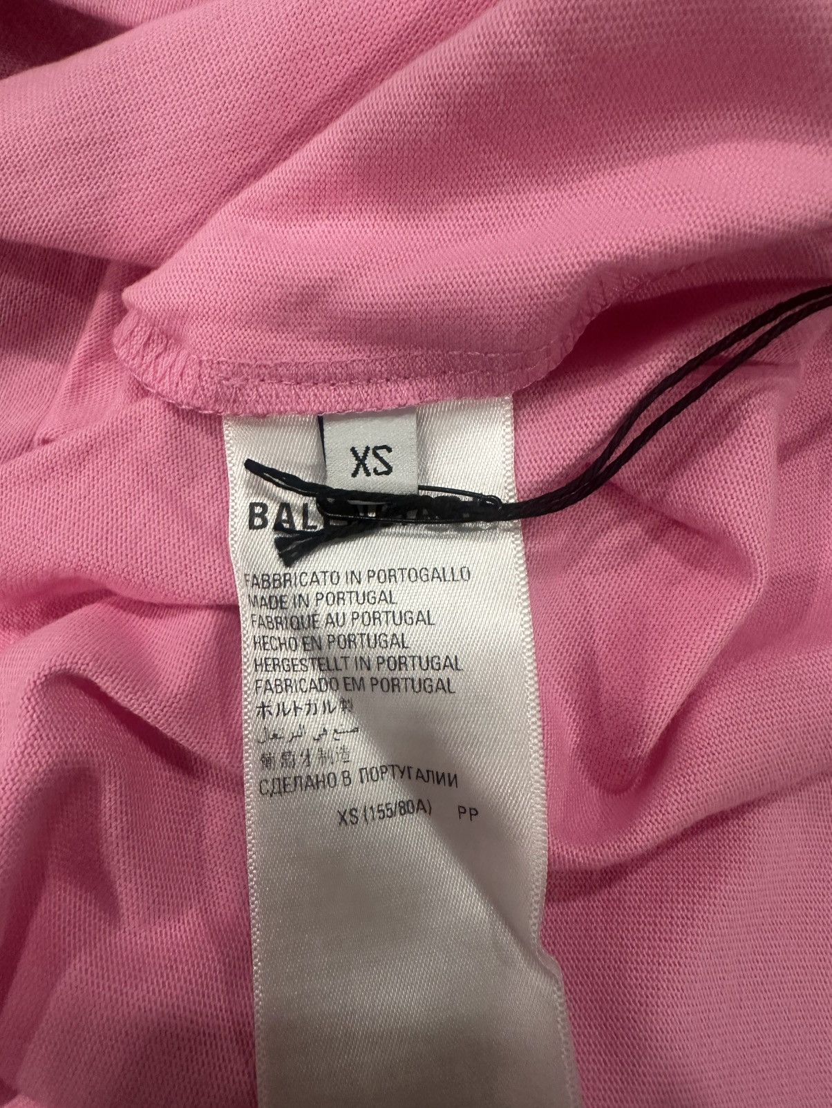 Balenciaga Balenciaga Pink BB TShirt Size US XS / EU 42 / 0 - 7 Thumbnail
