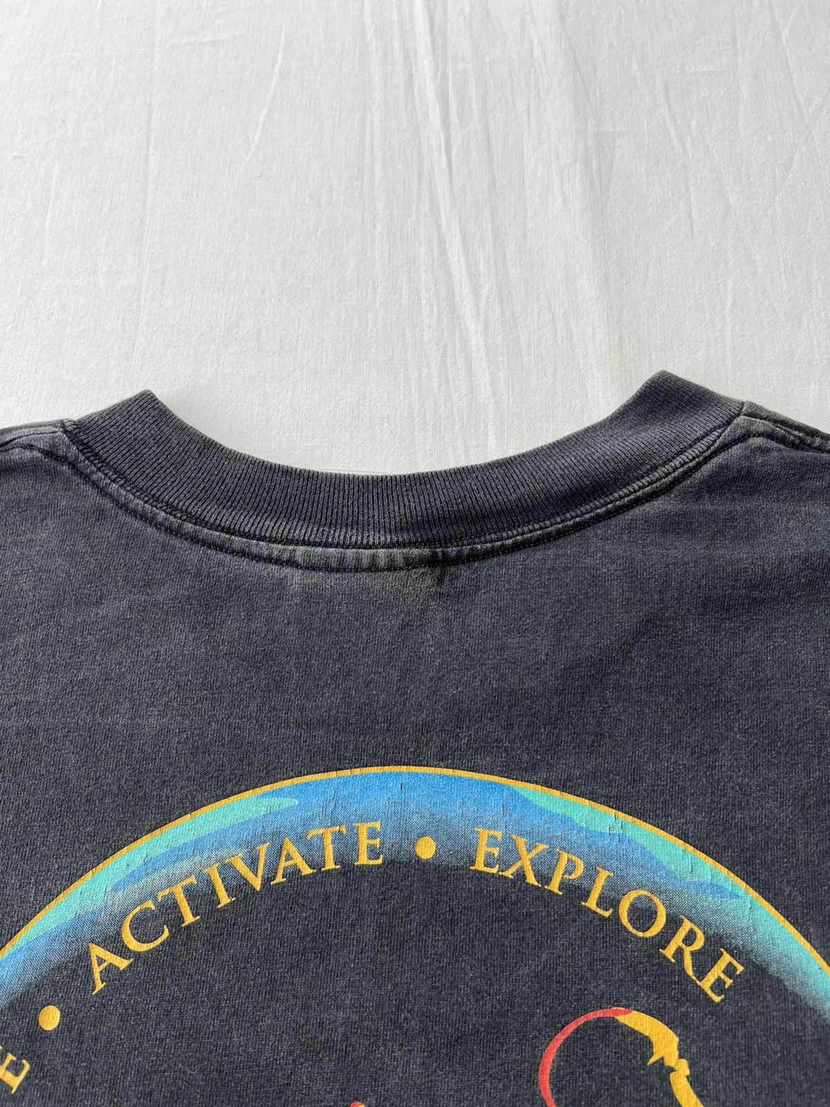 Microsoft Vintage 90s Microsoft Create Activate Explore Tech Faded Tee Size US XL / EU 56 / 4 - 19 Thumbnail