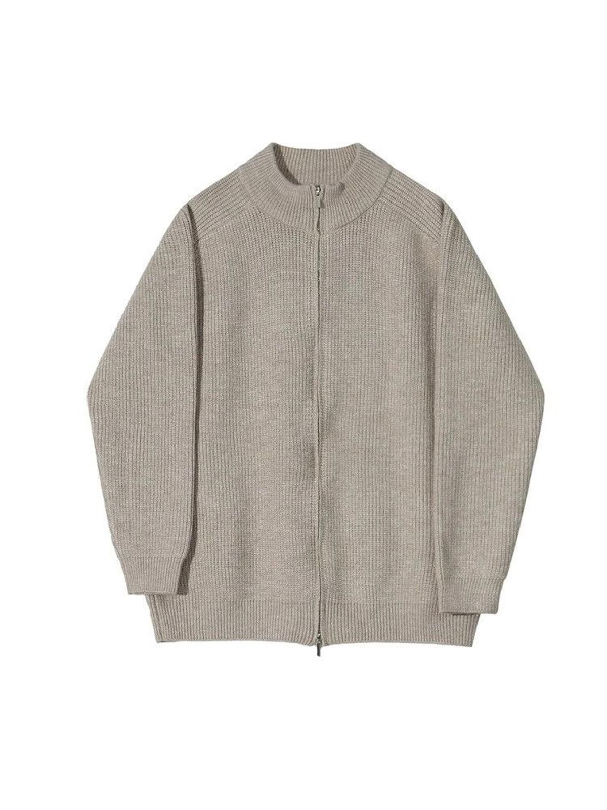 Vintage Gray Full Zip Cardigan Sweater Size US M / EU 48-50 / 2 - 5 Thumbnail
